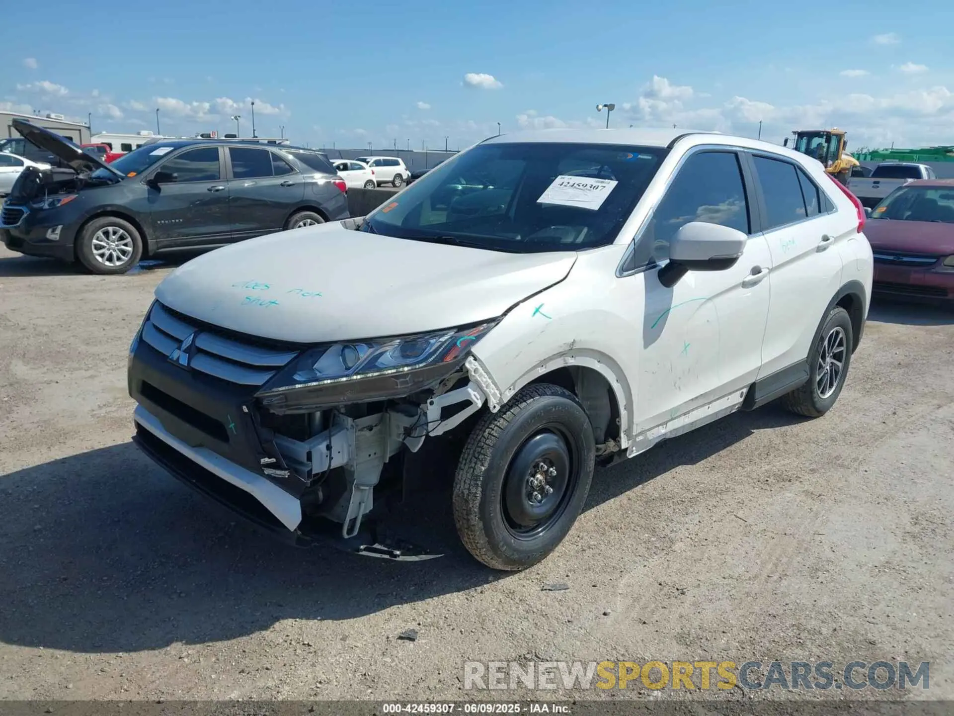 2 Photograph of a damaged car JA4AS3AA1LZ009730 MITSUBISHI ECLIPSE CROSS 2020