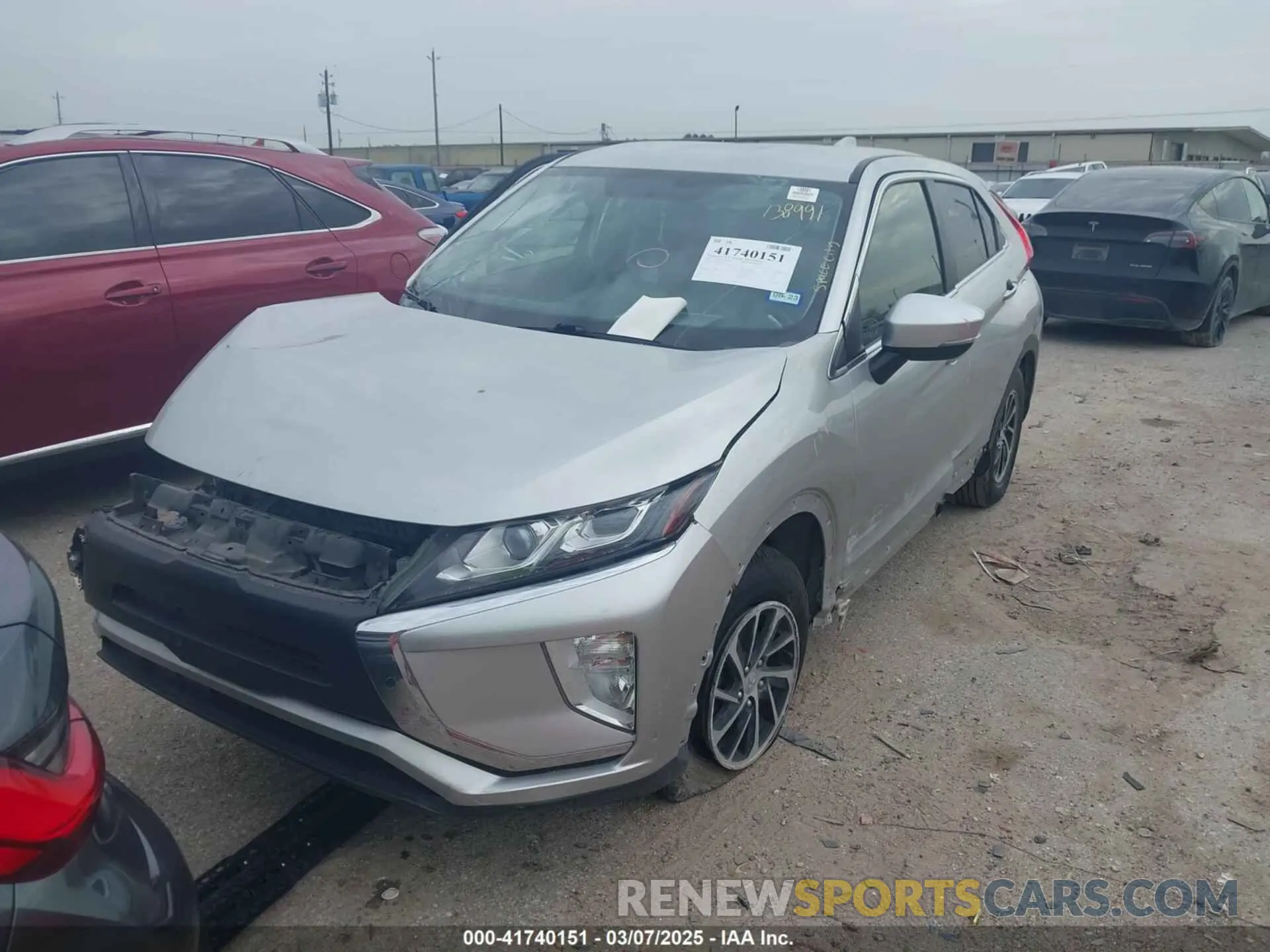 2 Photograph of a damaged car JA4AS3AA4LZ009432 MITSUBISHI ECLIPSE CROSS 2020