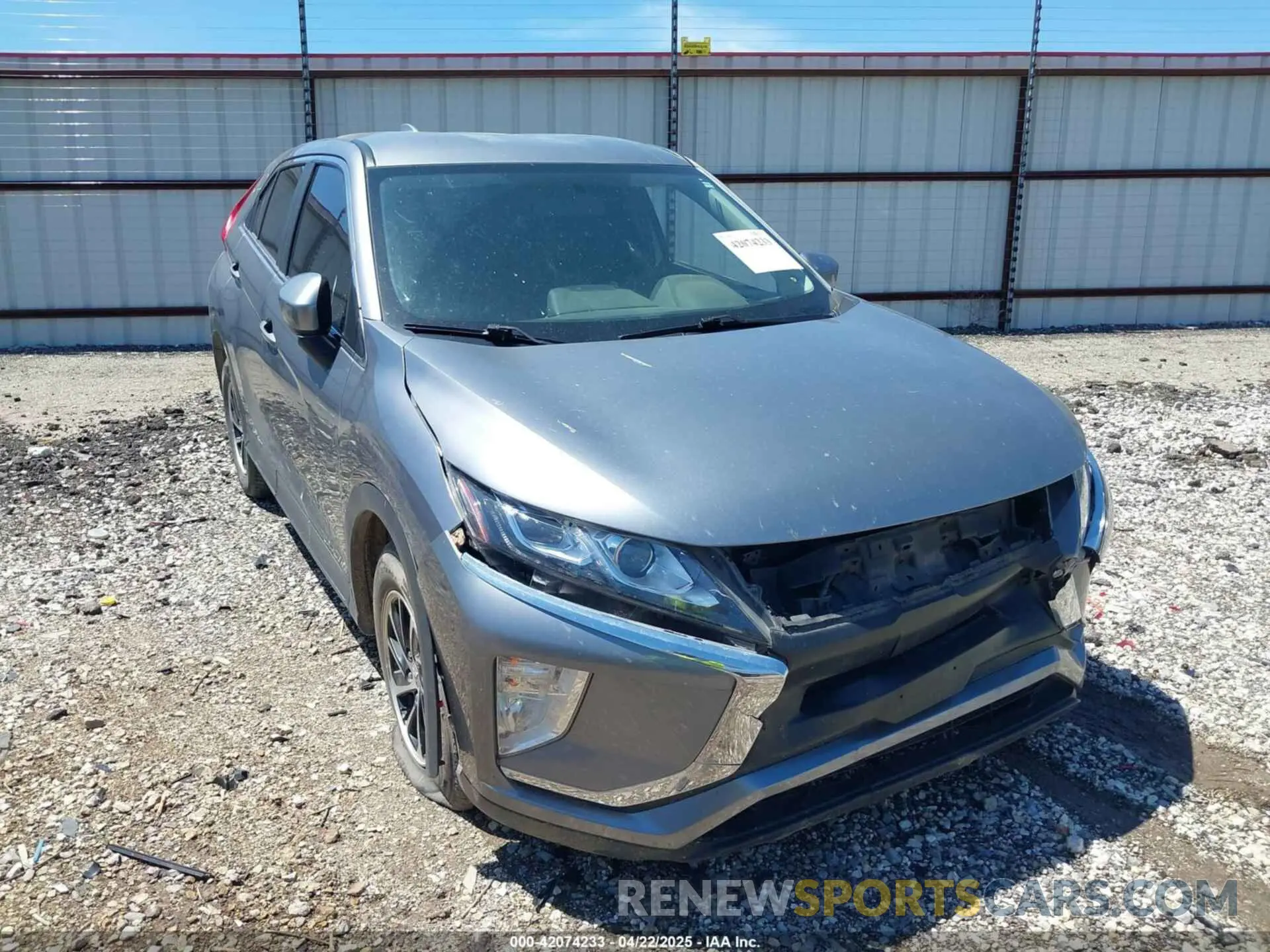 1 Photograph of a damaged car JA4AS3AA7LZ012809 MITSUBISHI ECLIPSE CROSS 2020