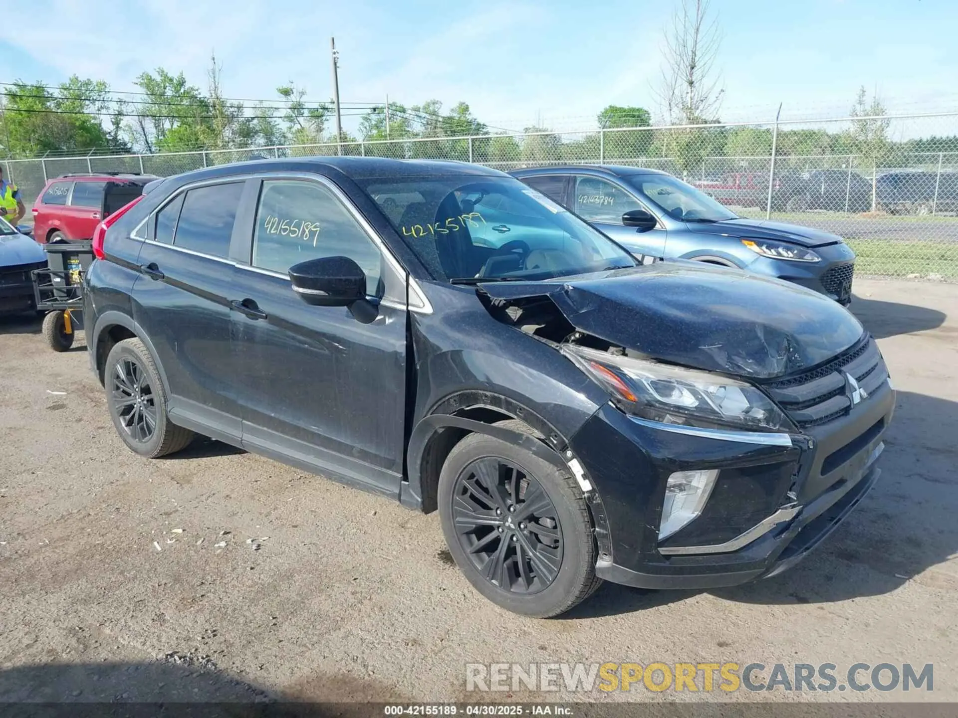 1 Photograph of a damaged car JA4AS4AA4LZ015141 MITSUBISHI ECLIPSE CROSS 2020