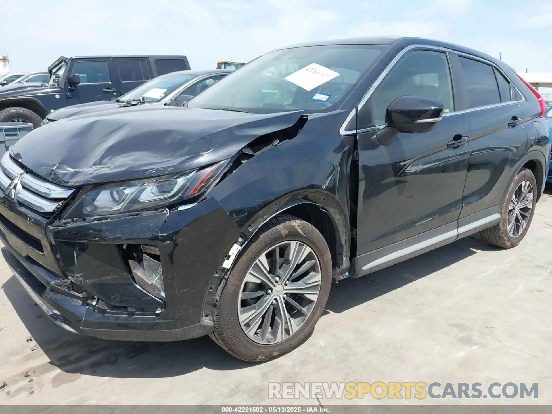 2 Photograph of a damaged car JA4AS5AA3LZ011510 MITSUBISHI ECLIPSE CROSS 2020