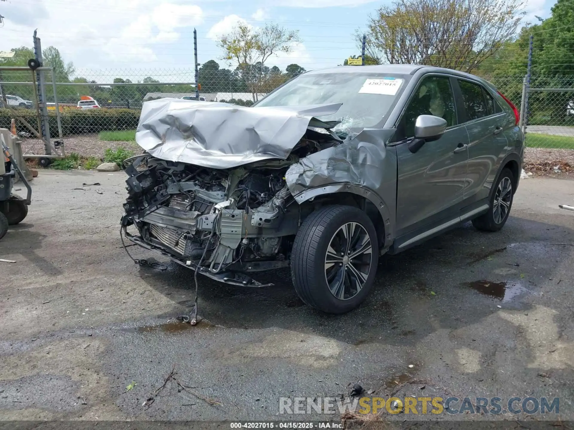 2 Photograph of a damaged car JA4AS5AAXLZ002366 MITSUBISHI ECLIPSE CROSS 2020