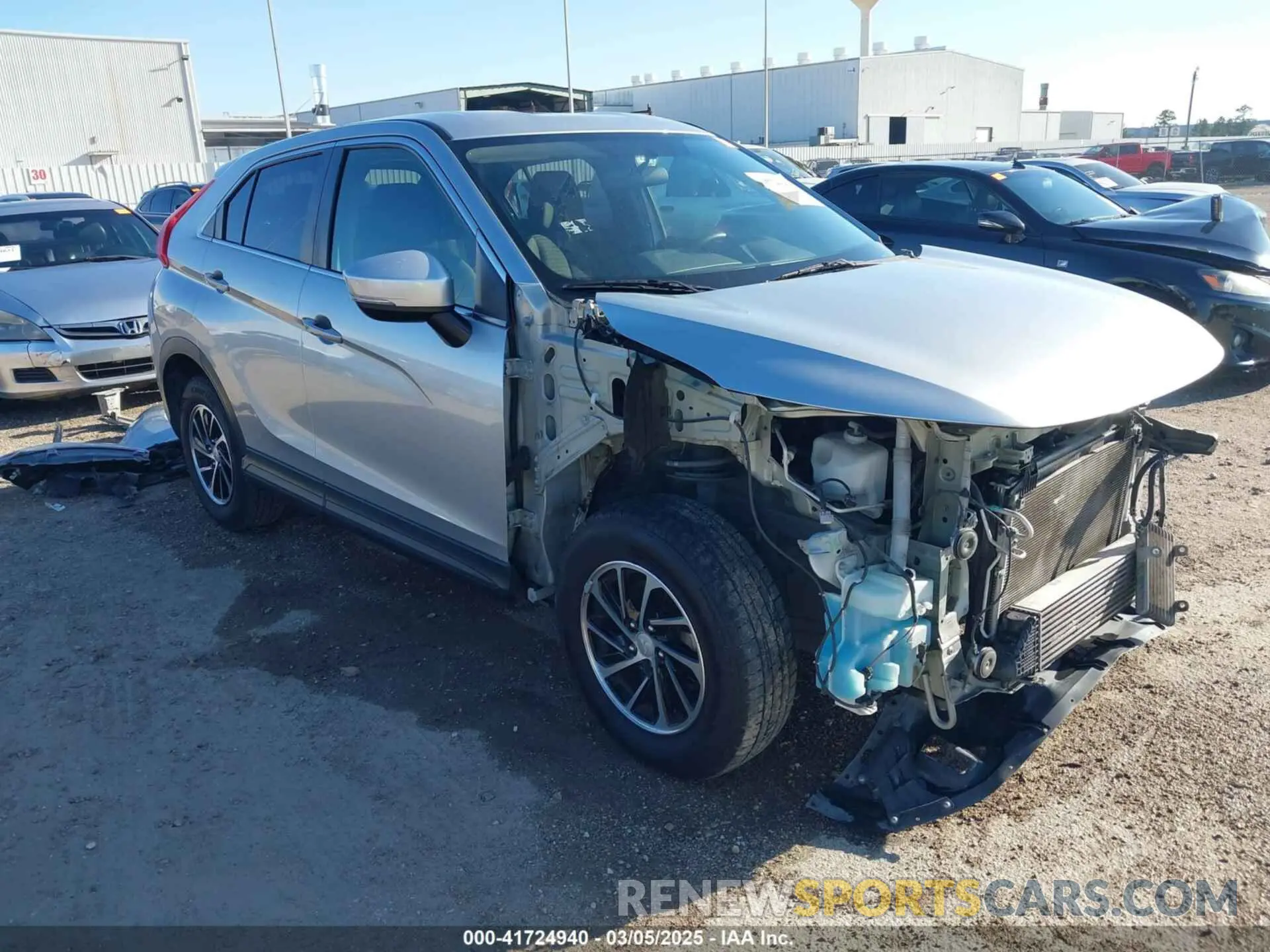1 Photograph of a damaged car JA4AT3AA4LZ023053 MITSUBISHI ECLIPSE CROSS 2020