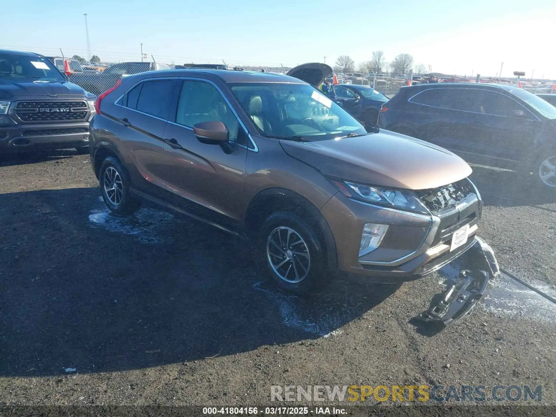 1 Photograph of a damaged car JA4AT3AAXLZ001848 MITSUBISHI ECLIPSE CROSS 2020