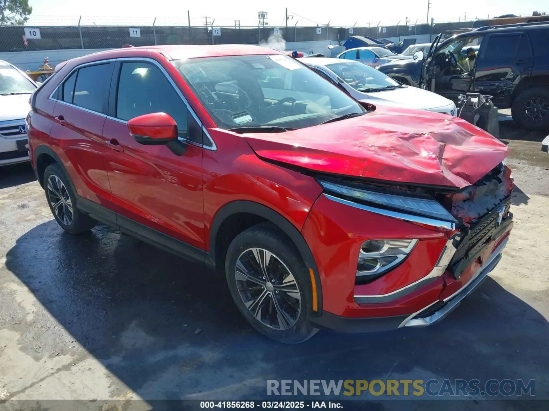 1 Photograph of a damaged car JA4ATWAA3NZ005406 MITSUBISHI ECLIPSE CROSS 2022