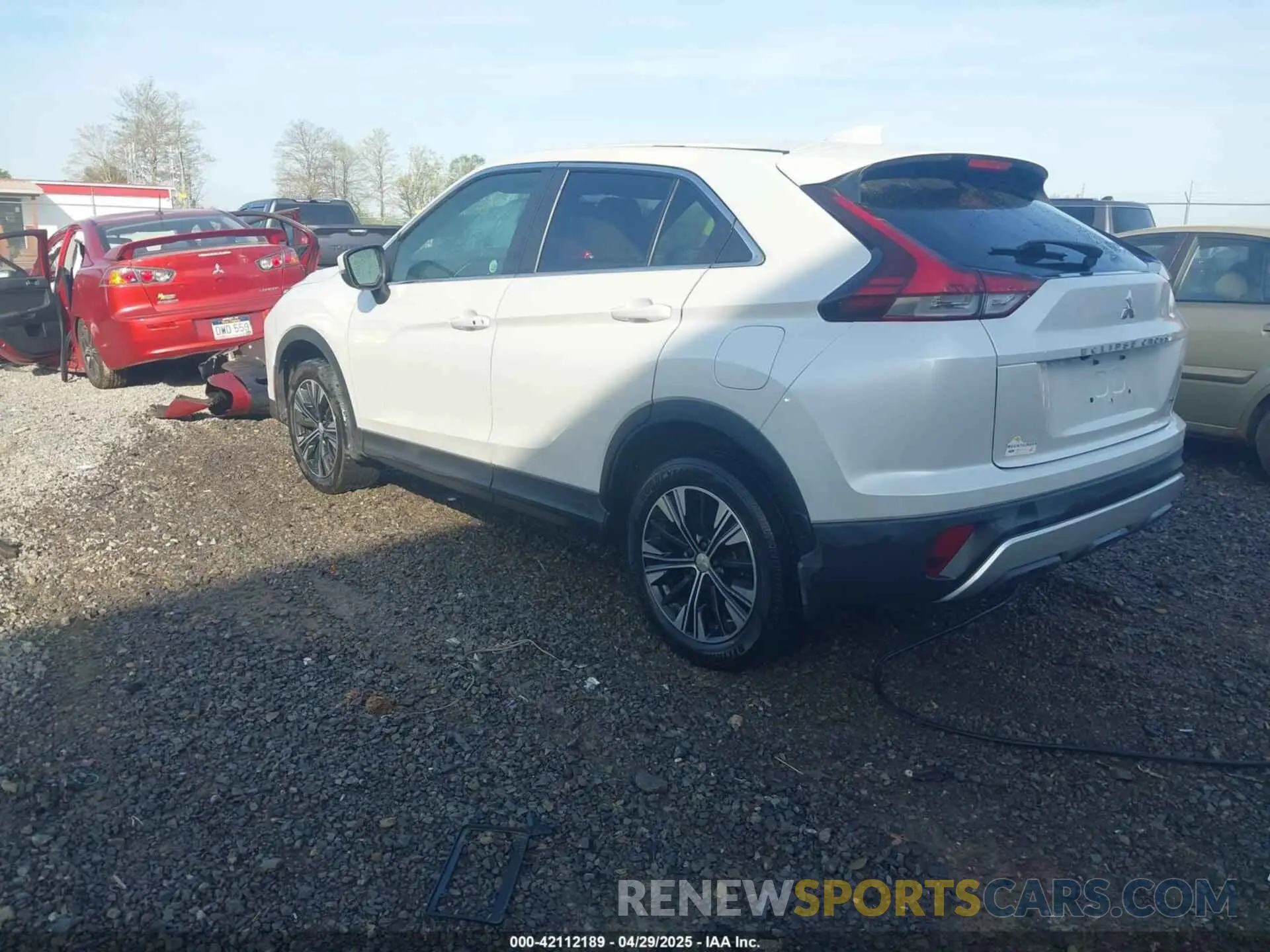 3 Photograph of a damaged car JA4ATWAA3NZ057148 MITSUBISHI ECLIPSE CROSS 2022