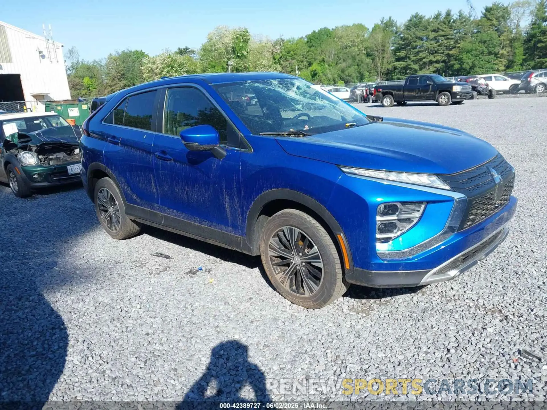 1 Photograph of a damaged car JA4ATWAA6NZ034897 MITSUBISHI ECLIPSE CROSS 2022