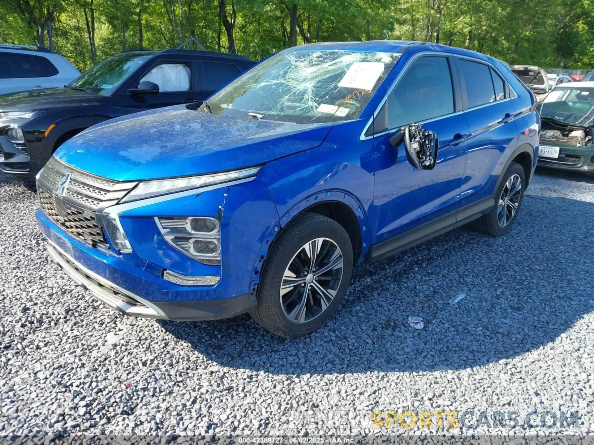 2 Photograph of a damaged car JA4ATWAA6NZ034897 MITSUBISHI ECLIPSE CROSS 2022