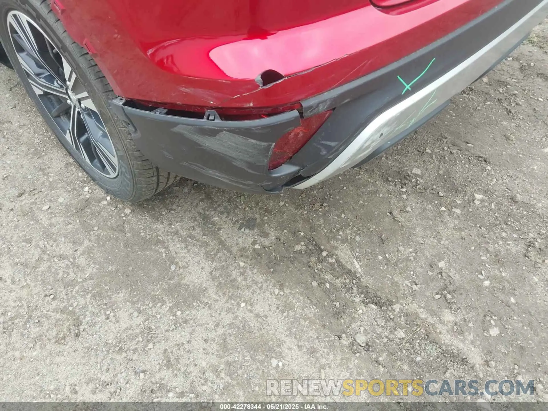 20 Photograph of a damaged car JA4ATWAA8NZ000931 MITSUBISHI ECLIPSE CROSS 2022