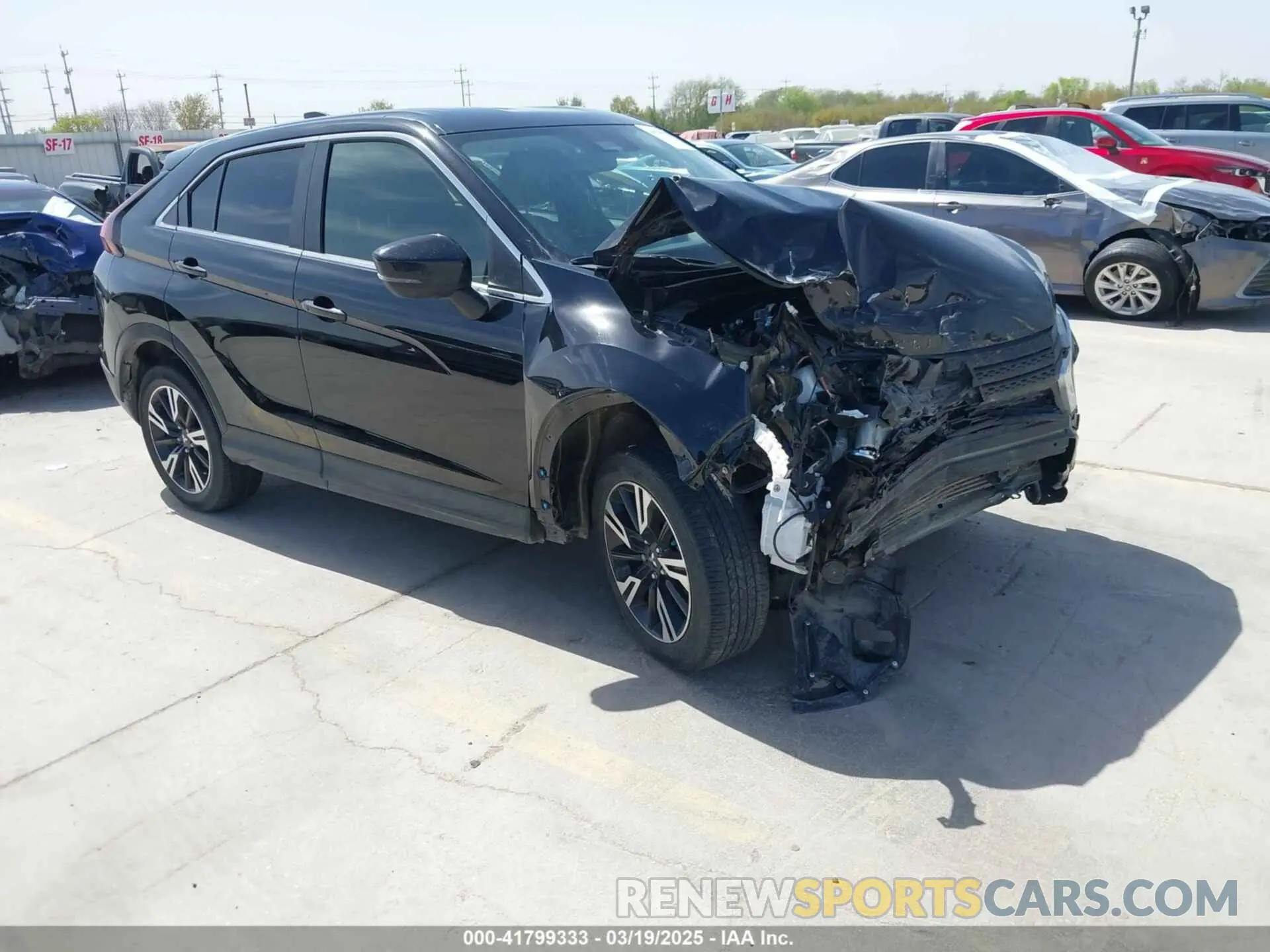 1 Photograph of a damaged car JA4ATWAA6PZ005693 MITSUBISHI ECLIPSE CROSS 2023