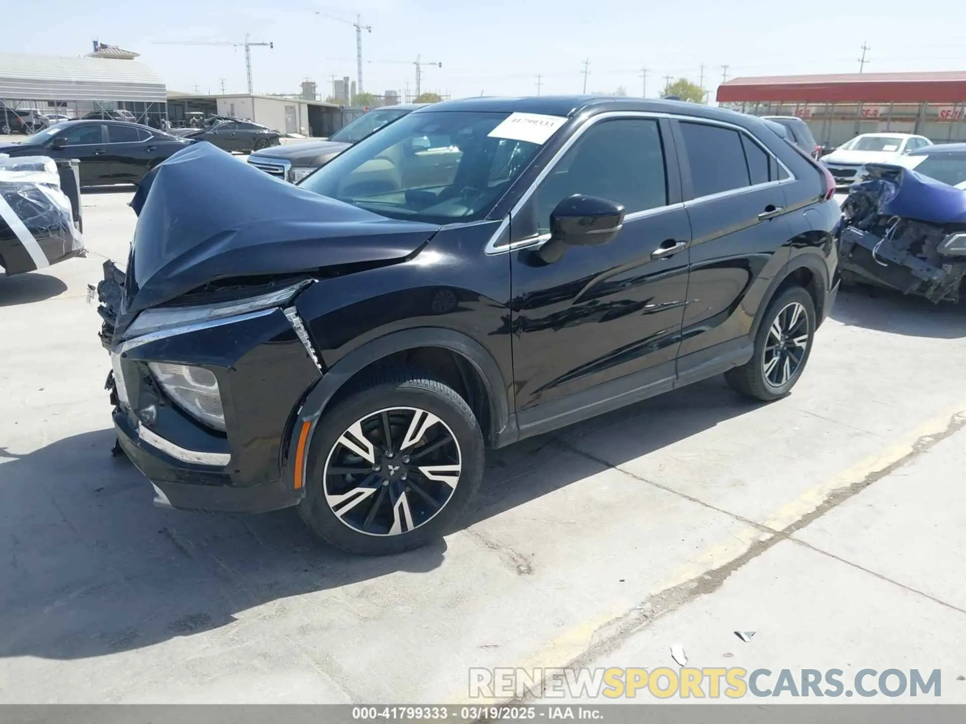 2 Photograph of a damaged car JA4ATWAA6PZ005693 MITSUBISHI ECLIPSE CROSS 2023