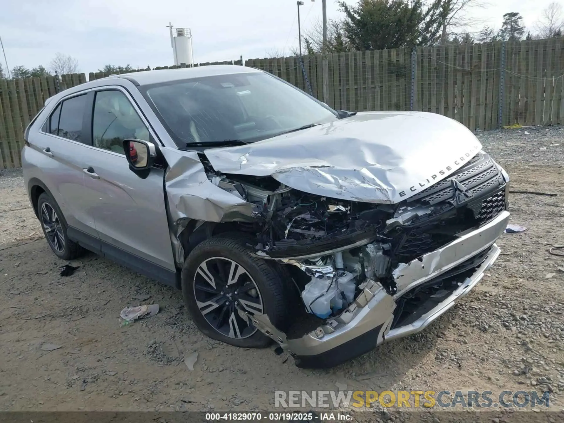1 Photograph of a damaged car JA4ATWAA6PZ029041 MITSUBISHI ECLIPSE CROSS 2023