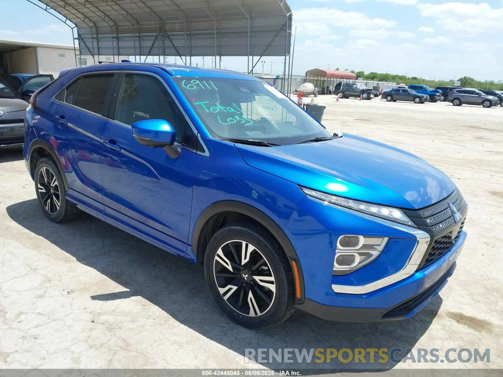 1 Photograph of a damaged car JA4ATWAAXPZ005454 MITSUBISHI ECLIPSE CROSS 2023