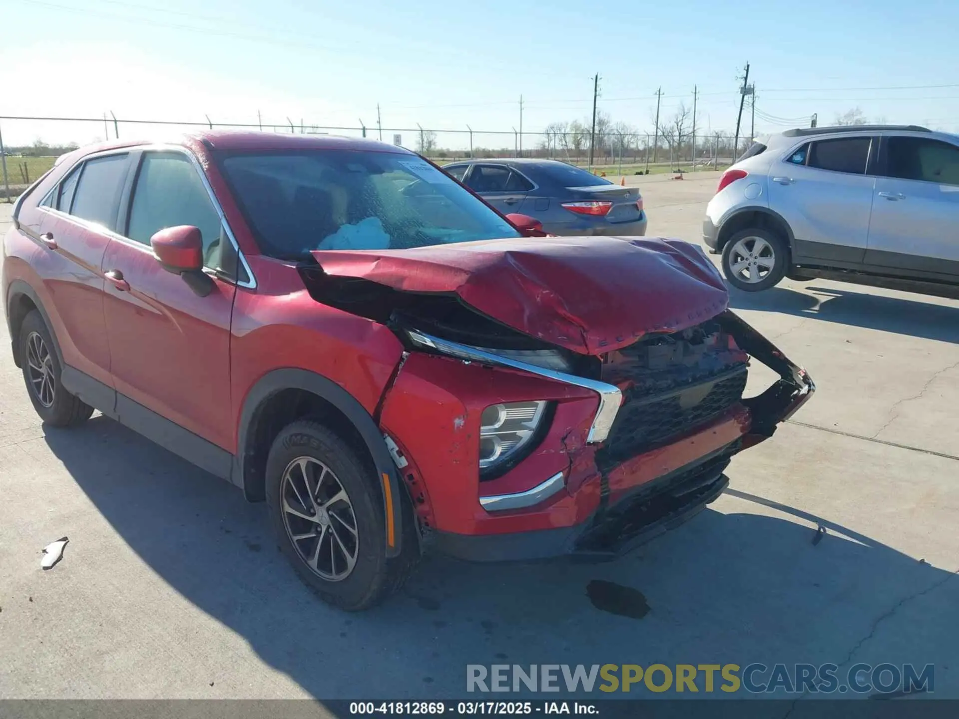 1 Photograph of a damaged car JA4ATUAA1RZ001171 MITSUBISHI ECLIPSE CROSS 2024
