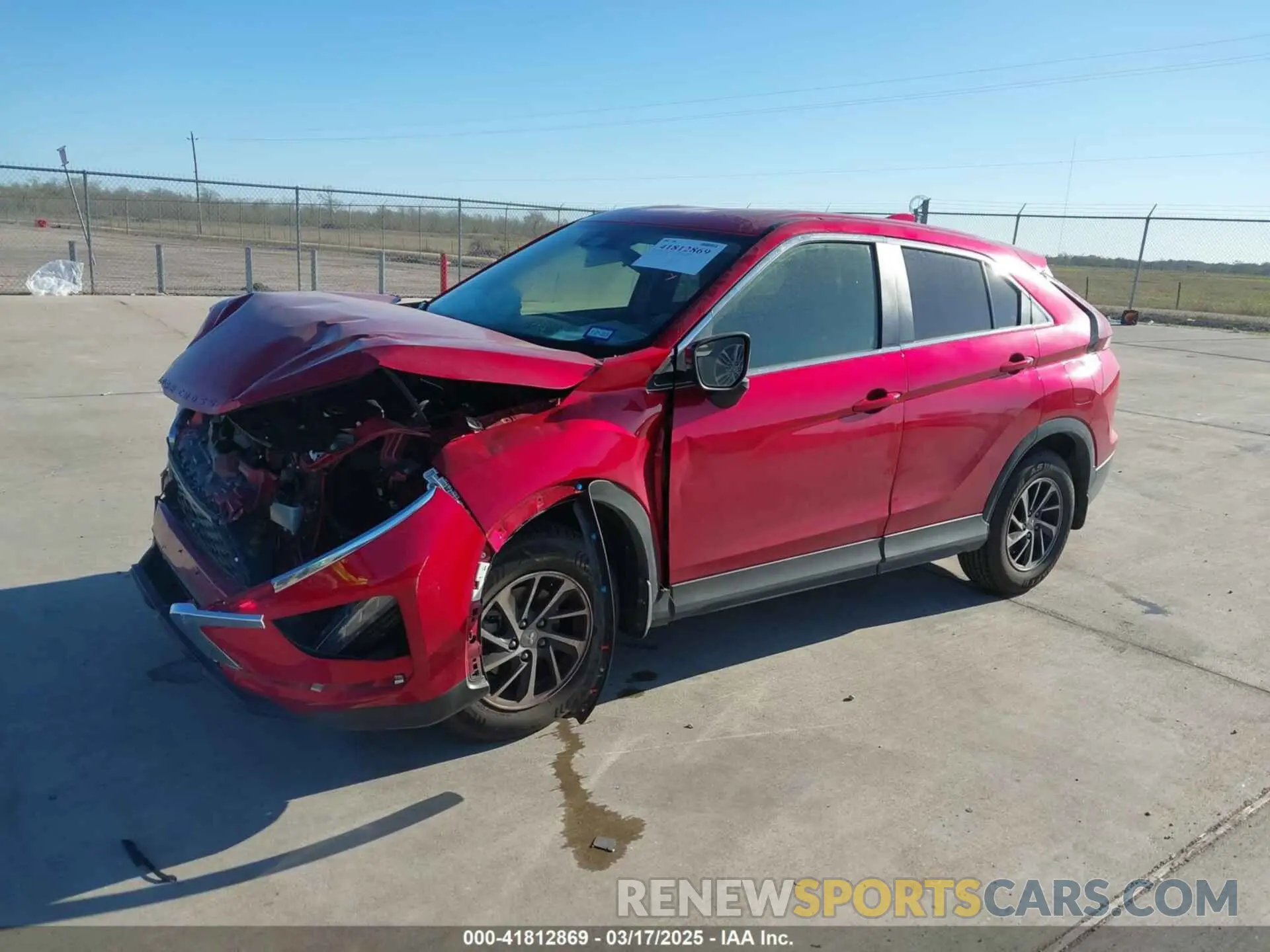 2 Photograph of a damaged car JA4ATUAA1RZ001171 MITSUBISHI ECLIPSE CROSS 2024