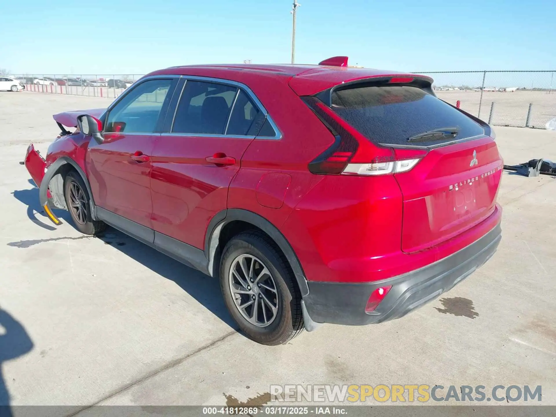 3 Photograph of a damaged car JA4ATUAA1RZ001171 MITSUBISHI ECLIPSE CROSS 2024