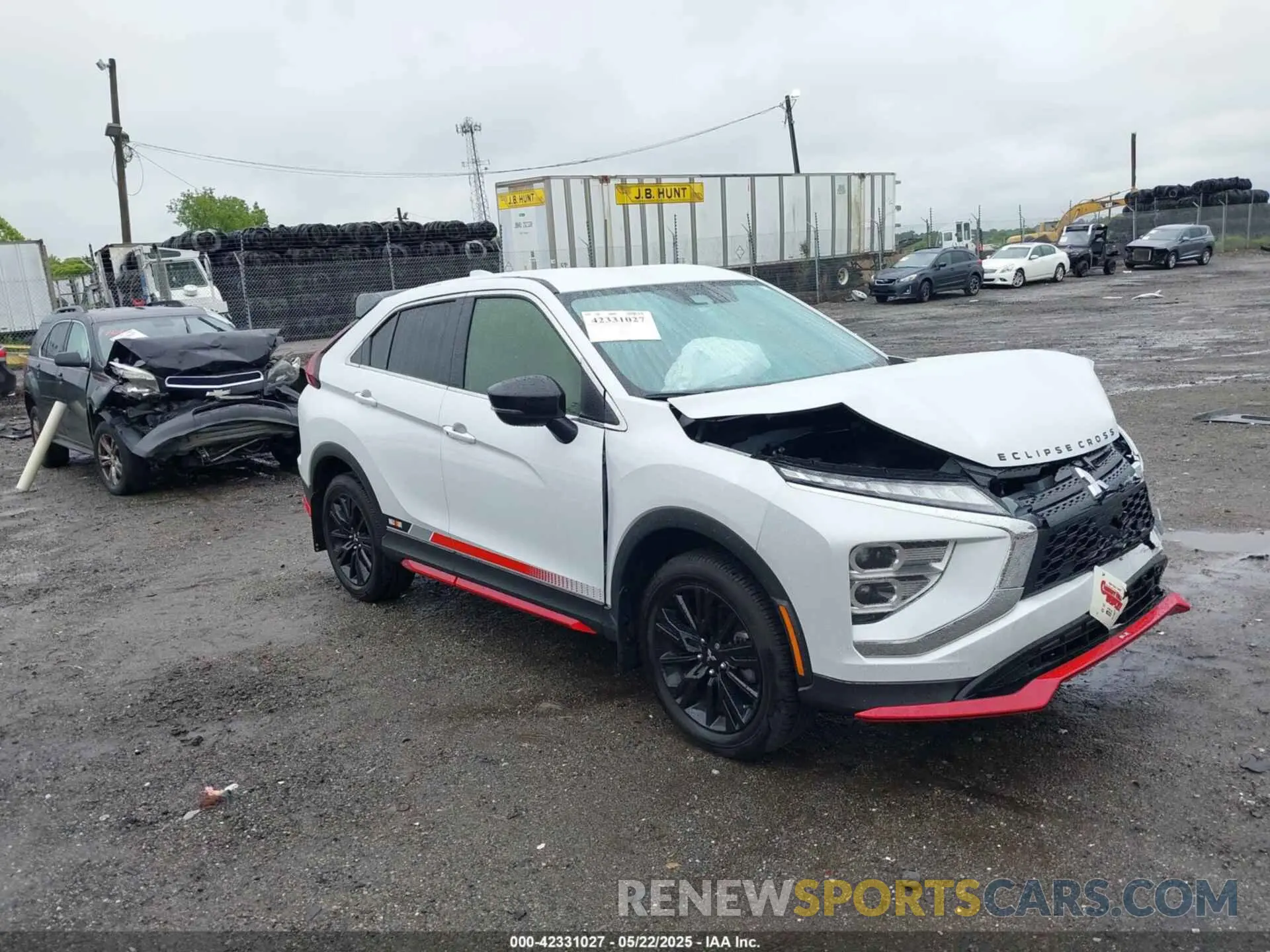 1 Photograph of a damaged car JA4ATVAA7RZ046573 MITSUBISHI ECLIPSE CROSS 2024