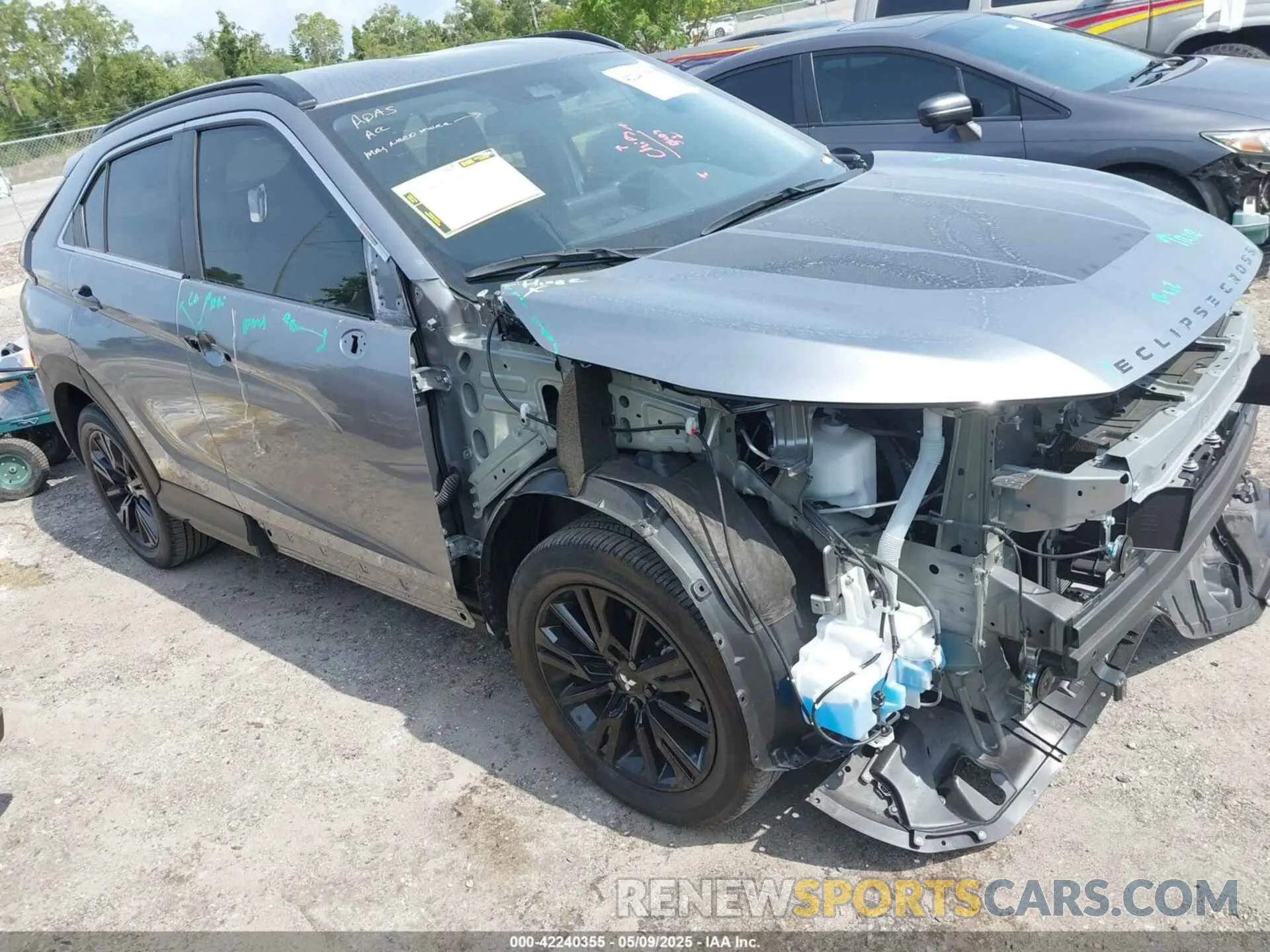 1 Photograph of a damaged car JA4ATVAA7RZ057962 MITSUBISHI ECLIPSE CROSS 2024