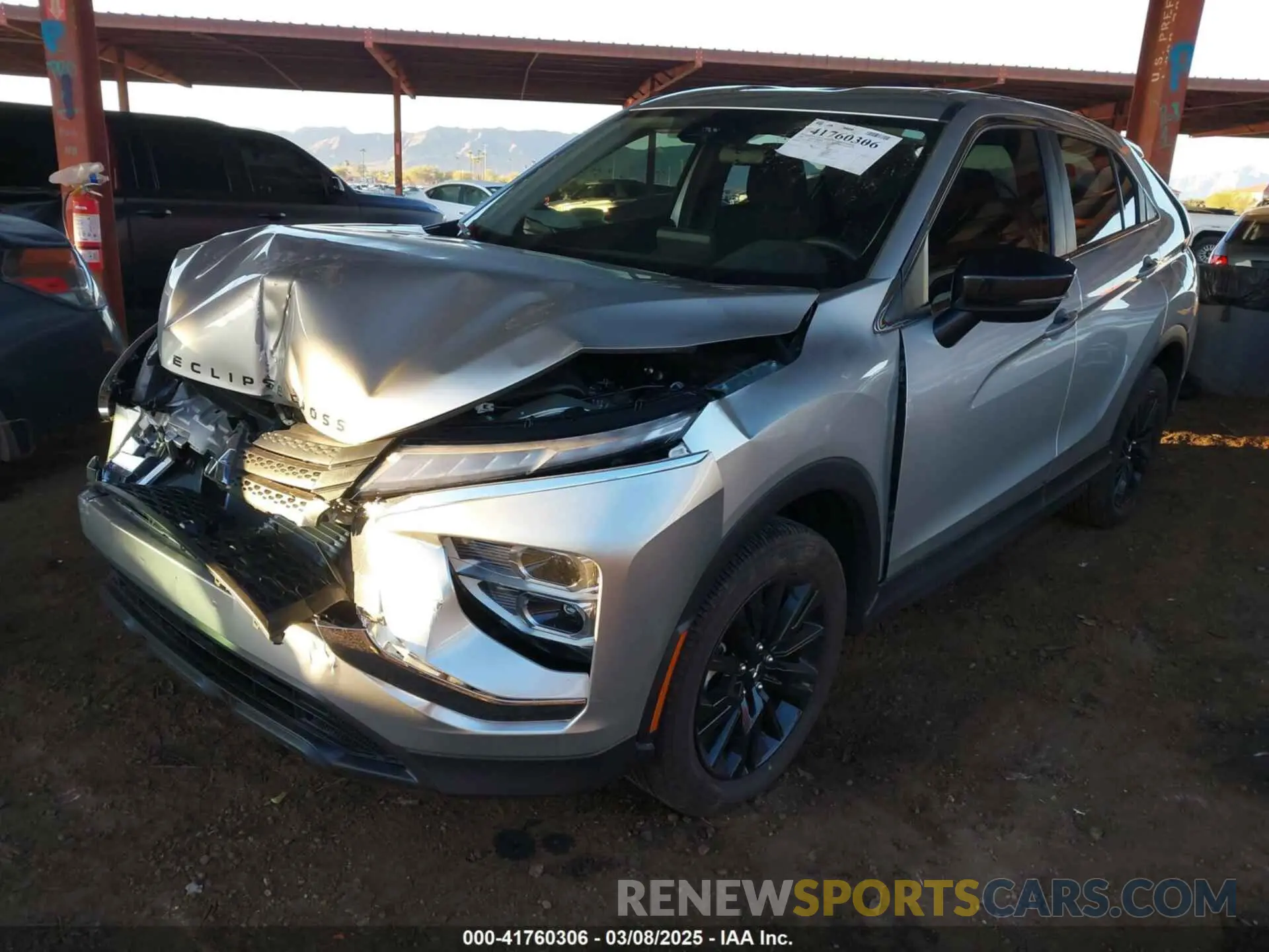 2 Photograph of a damaged car JA4ATVAA8RZ062944 MITSUBISHI ECLIPSE CROSS 2024