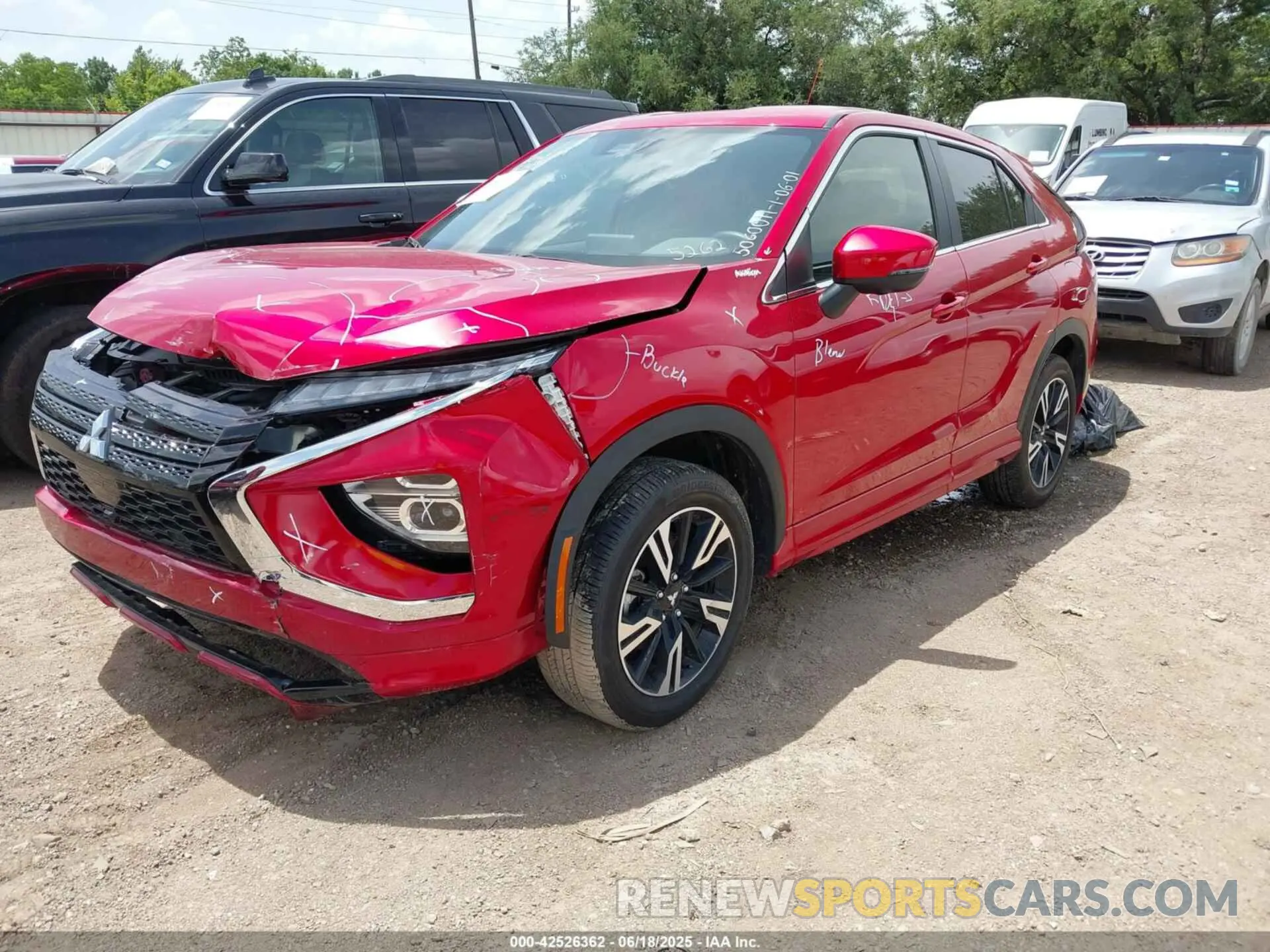 2 Photograph of a damaged car JA4ATWAA6RZ075262 MITSUBISHI ECLIPSE CROSS 2024