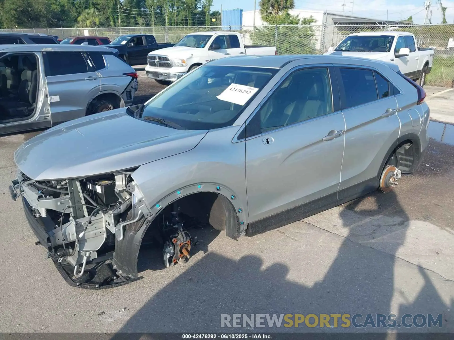 2 Photograph of a damaged car JA4ATWAA7RZ058728 MITSUBISHI ECLIPSE CROSS 2024