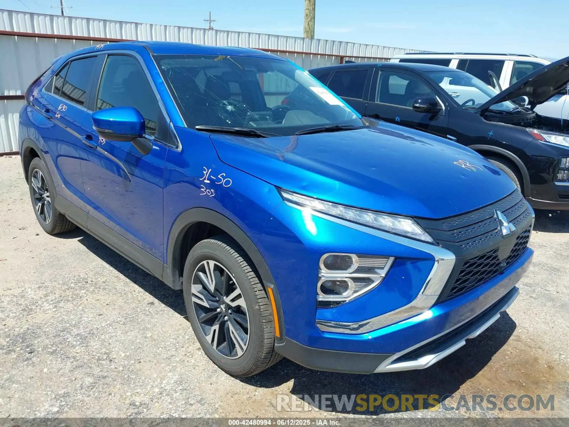 1 Photograph of a damaged car JA4ATWAA3SZ012187 MITSUBISHI ECLIPSE CROSS 2025