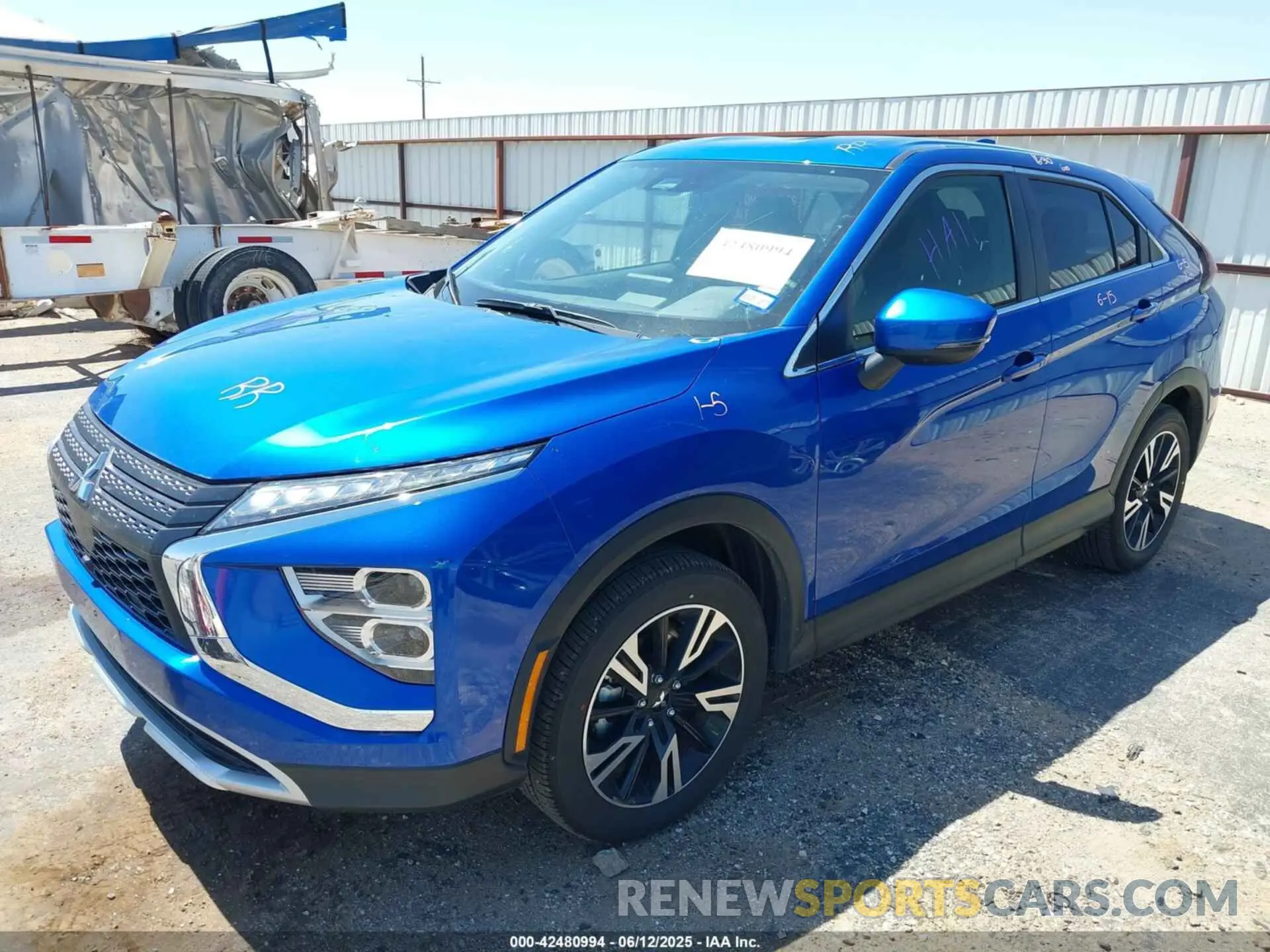 2 Photograph of a damaged car JA4ATWAA3SZ012187 MITSUBISHI ECLIPSE CROSS 2025
