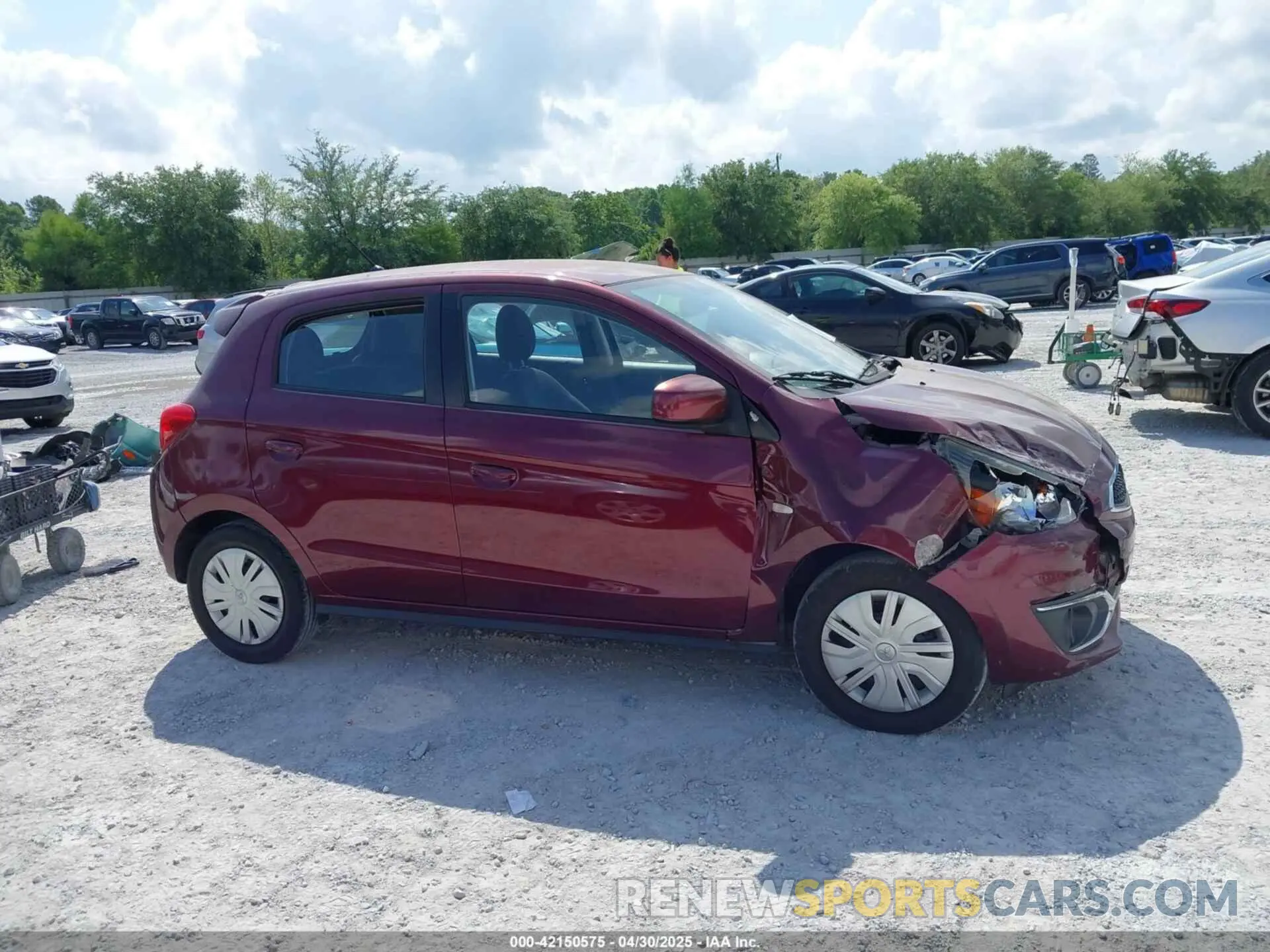 13 Photograph of a damaged car ML32A3HJ0KH001192 MITSUBISHI MIRAGE 2019