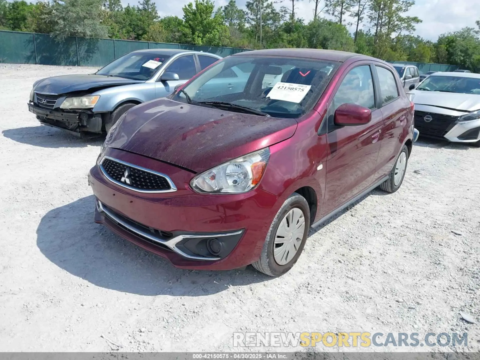 2 Photograph of a damaged car ML32A3HJ0KH001192 MITSUBISHI MIRAGE 2019