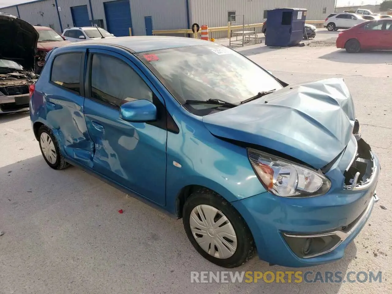 4 Photograph of a damaged car ML32A3HJ0KH001788 MITSUBISHI MIRAGE 2019