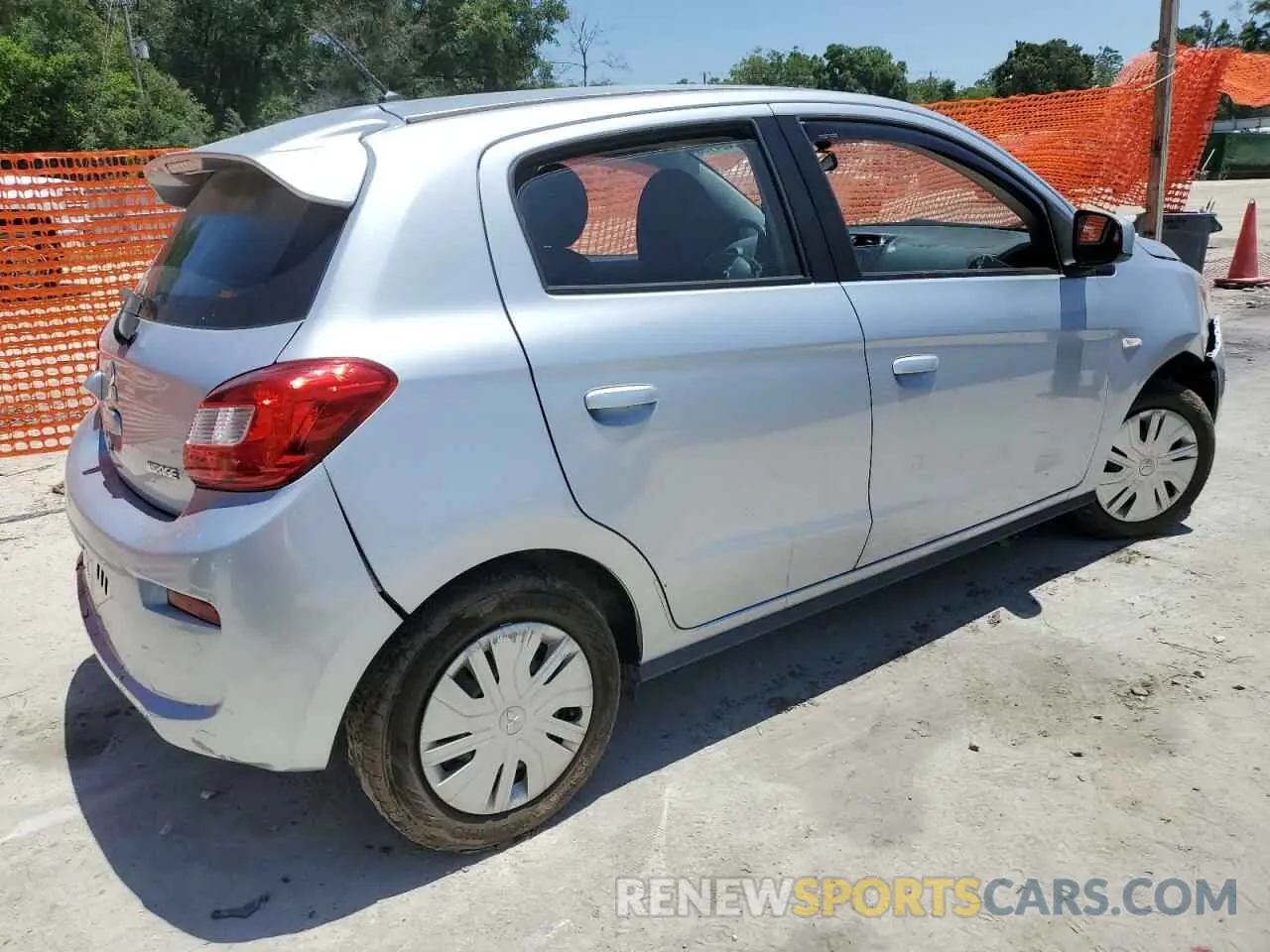 3 Photograph of a damaged car ML32A3HJ0KH007185 MITSUBISHI MIRAGE 2019
