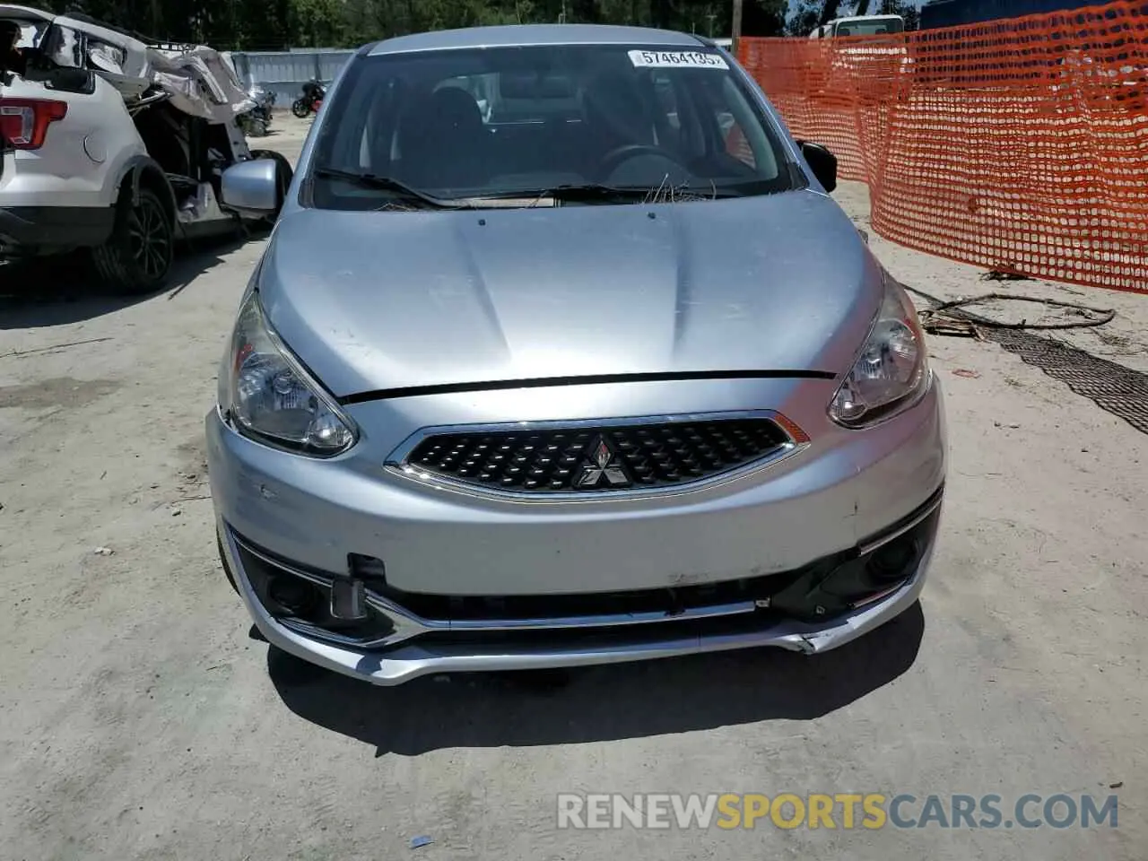 5 Photograph of a damaged car ML32A3HJ0KH007185 MITSUBISHI MIRAGE 2019