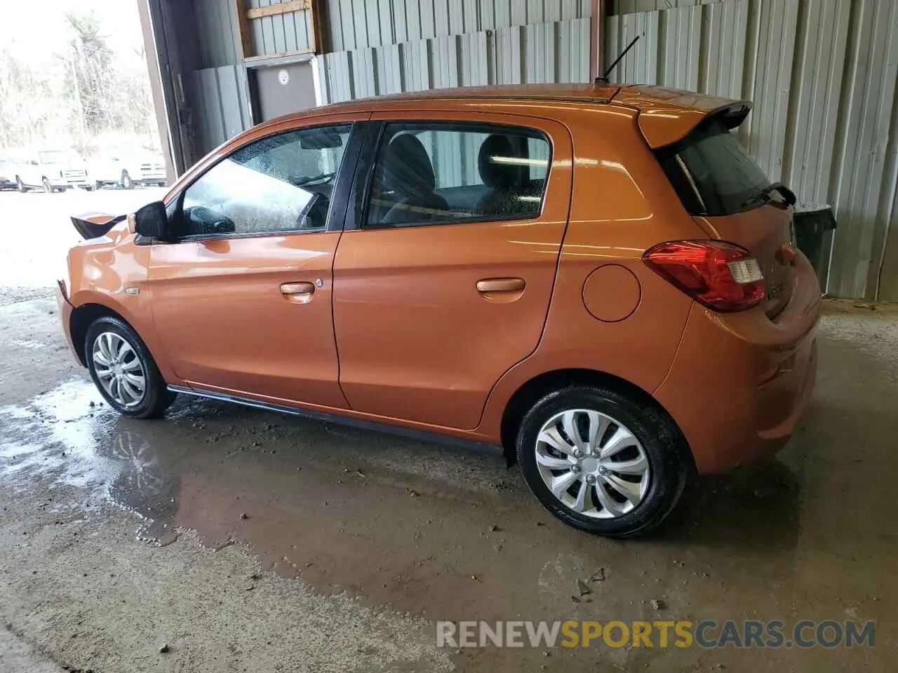 2 Photograph of a damaged car ML32A3HJ0KH007493 MITSUBISHI MIRAGE 2019