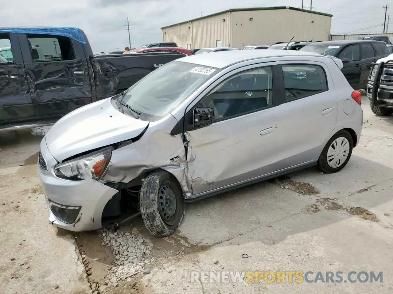 1 Photograph of a damaged car ML32A3HJ0KH010412 MITSUBISHI MIRAGE 2019