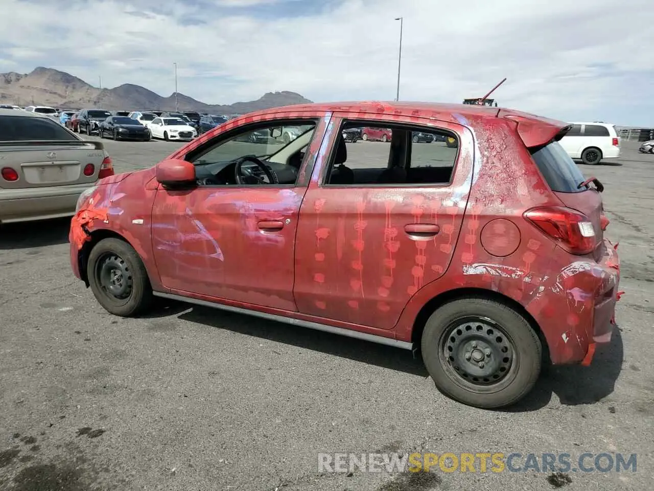2 Photograph of a damaged car ML32A3HJ0KH011768 MITSUBISHI MIRAGE 2019