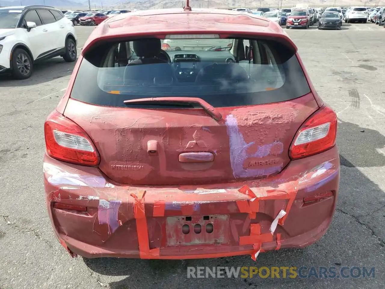 6 Photograph of a damaged car ML32A3HJ0KH011768 MITSUBISHI MIRAGE 2019