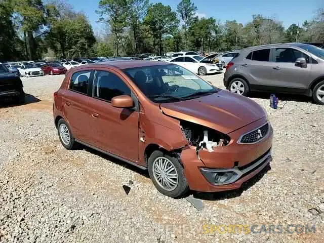 10 Photograph of a damaged car ML32A3HJ1KH003811 MITSUBISHI MIRAGE 2019