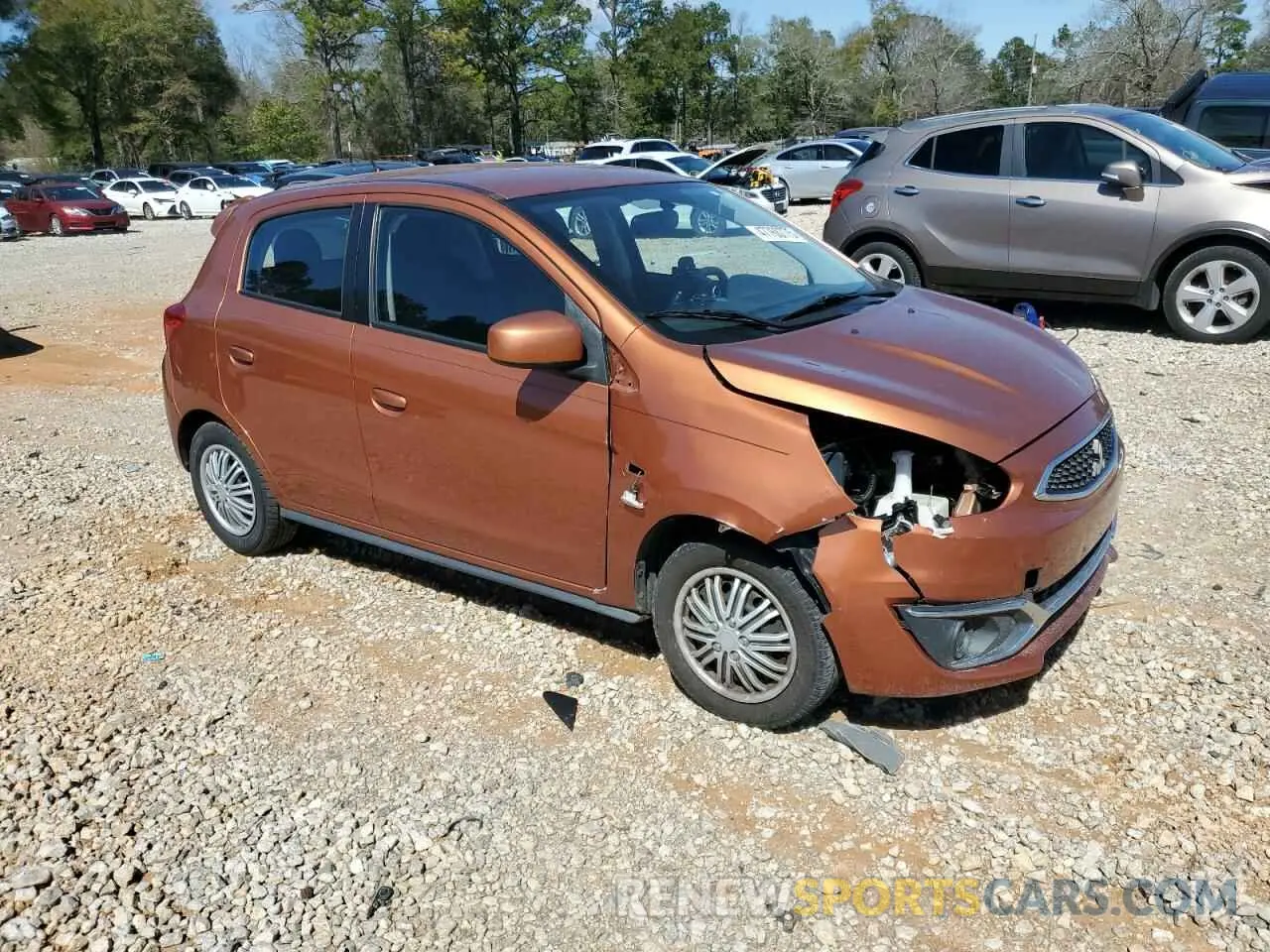 4 Photograph of a damaged car ML32A3HJ1KH003811 MITSUBISHI MIRAGE 2019