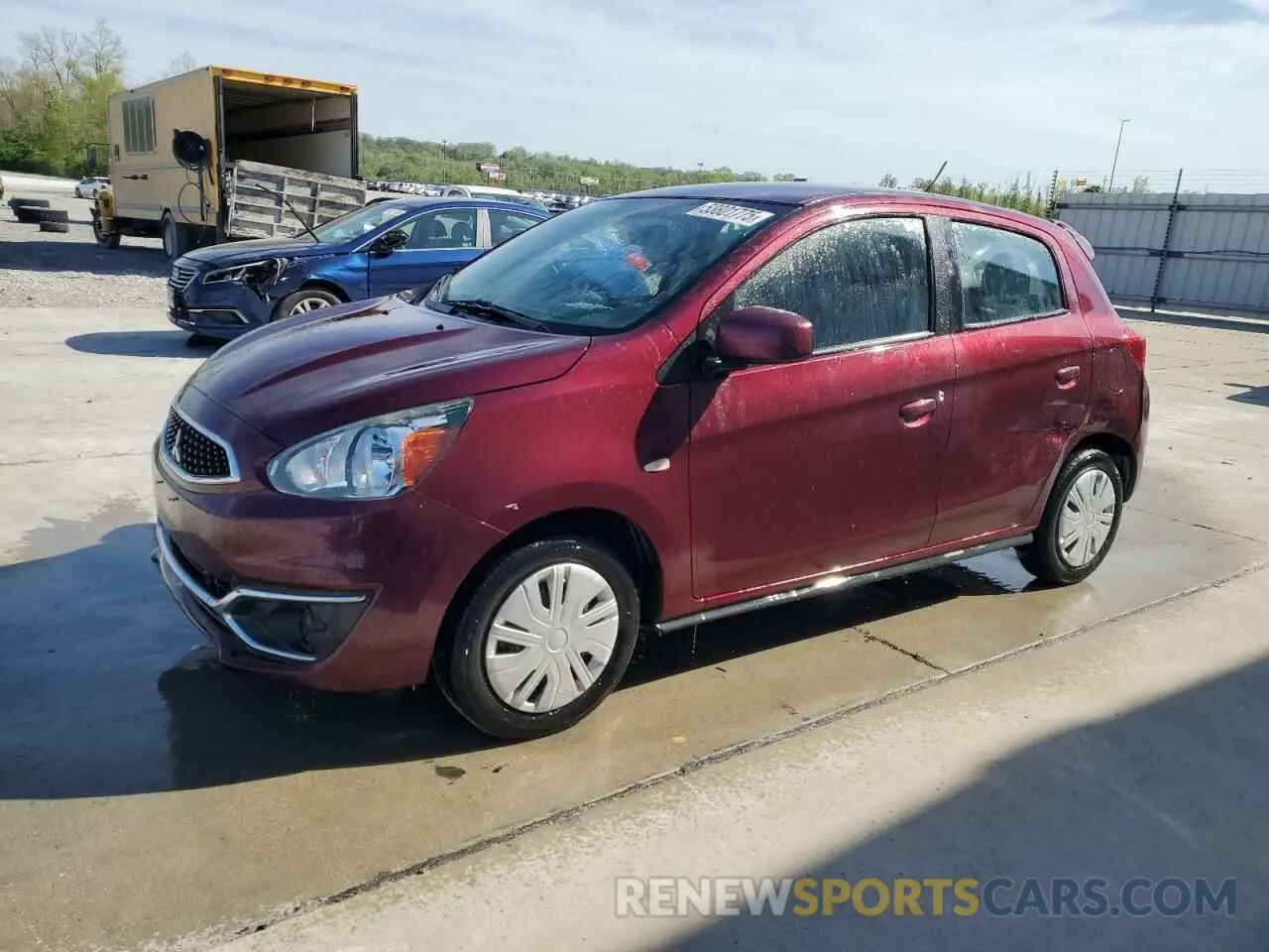 1 Photograph of a damaged car ML32A3HJ1KH004957 MITSUBISHI MIRAGE 2019