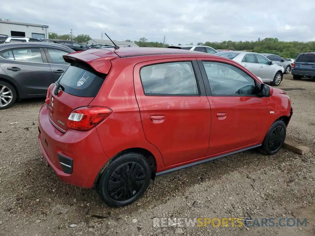 3 Photograph of a damaged car ML32A3HJ1KH007356 MITSUBISHI MIRAGE 2019