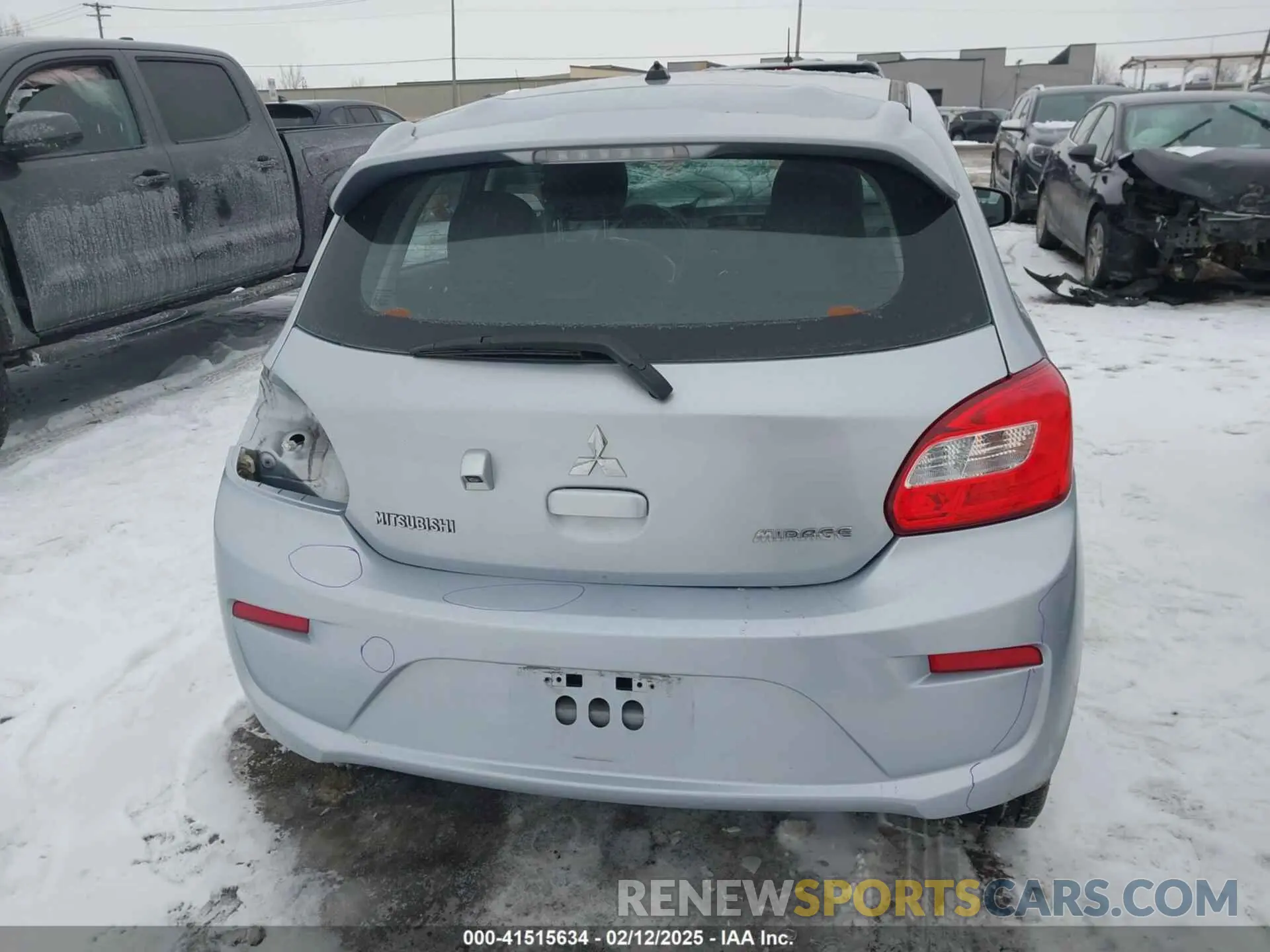 17 Photograph of a damaged car ML32A3HJ1KH007390 MITSUBISHI MIRAGE 2019