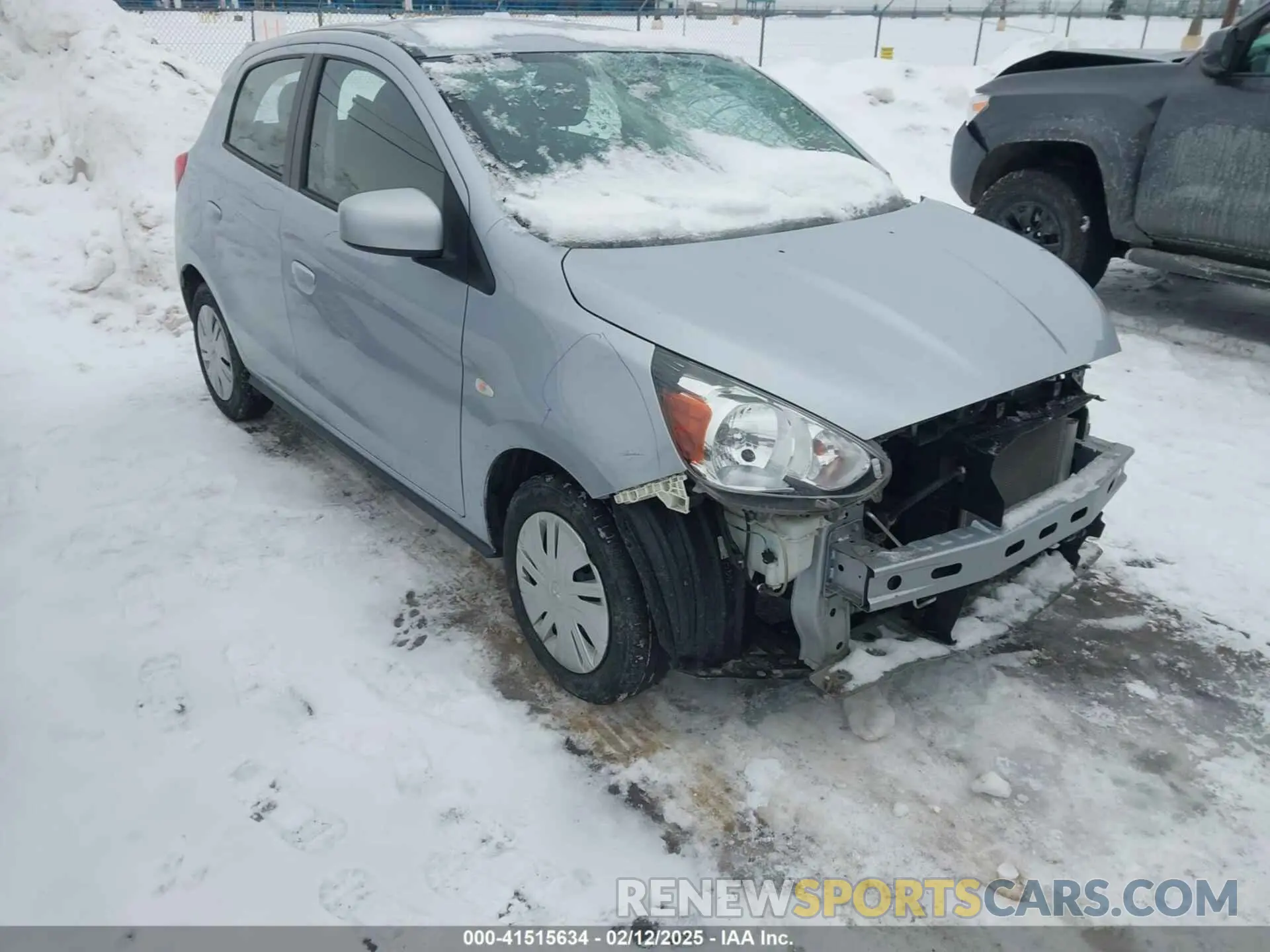 19 Photograph of a damaged car ML32A3HJ1KH007390 MITSUBISHI MIRAGE 2019