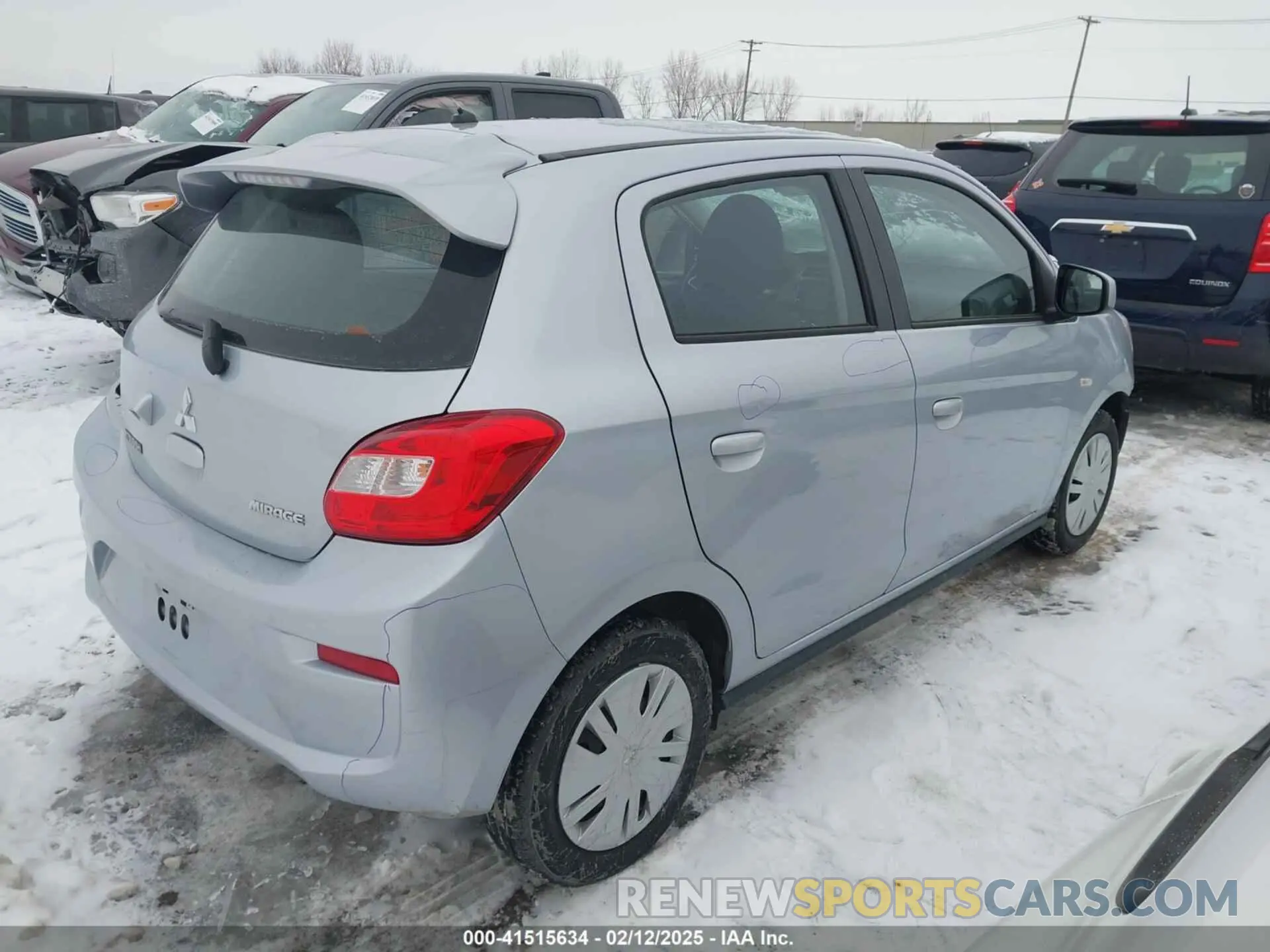 4 Photograph of a damaged car ML32A3HJ1KH007390 MITSUBISHI MIRAGE 2019