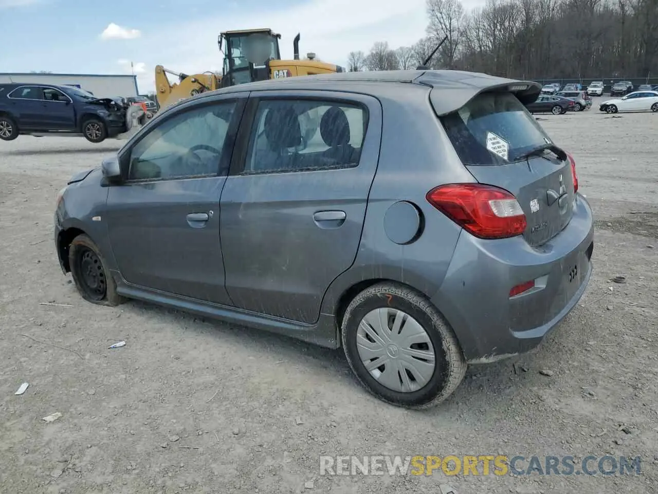 2 Photograph of a damaged car ML32A3HJ1KH008443 MITSUBISHI MIRAGE 2019