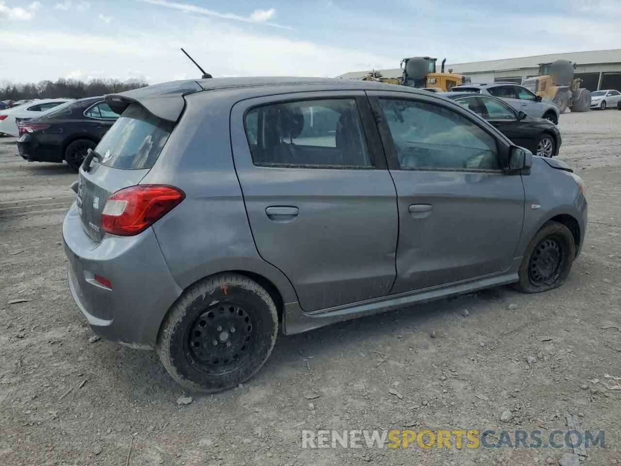 3 Photograph of a damaged car ML32A3HJ1KH008443 MITSUBISHI MIRAGE 2019