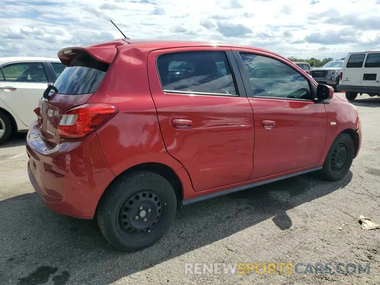 3 Photograph of a damaged car ML32A3HJ1KH013996 MITSUBISHI MIRAGE 2019