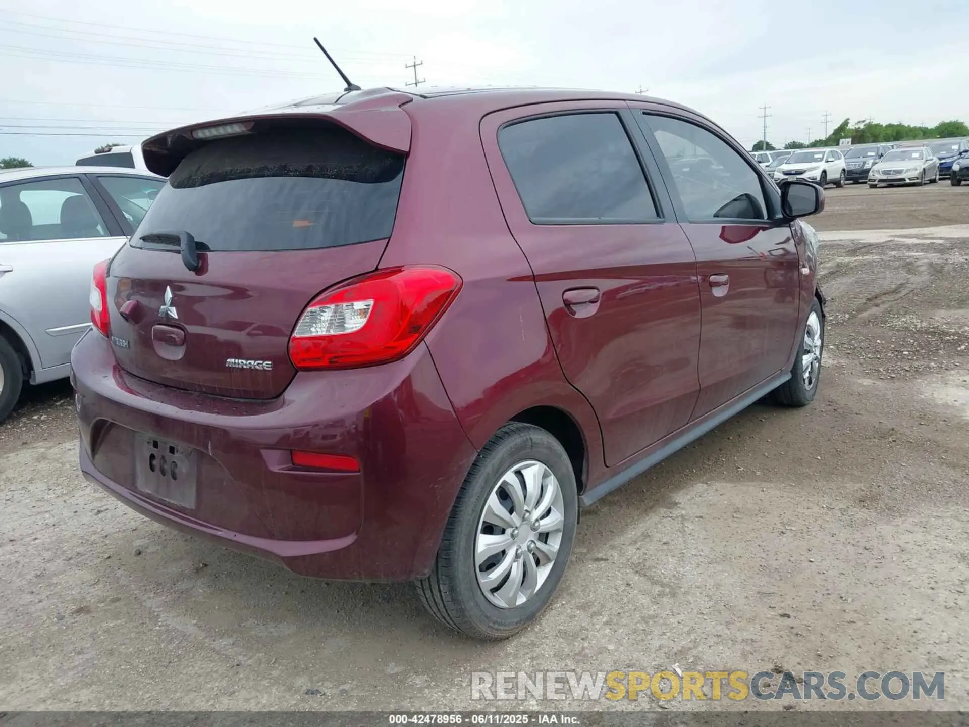 4 Photograph of a damaged car ML32A3HJ1KH014517 MITSUBISHI MIRAGE 2019