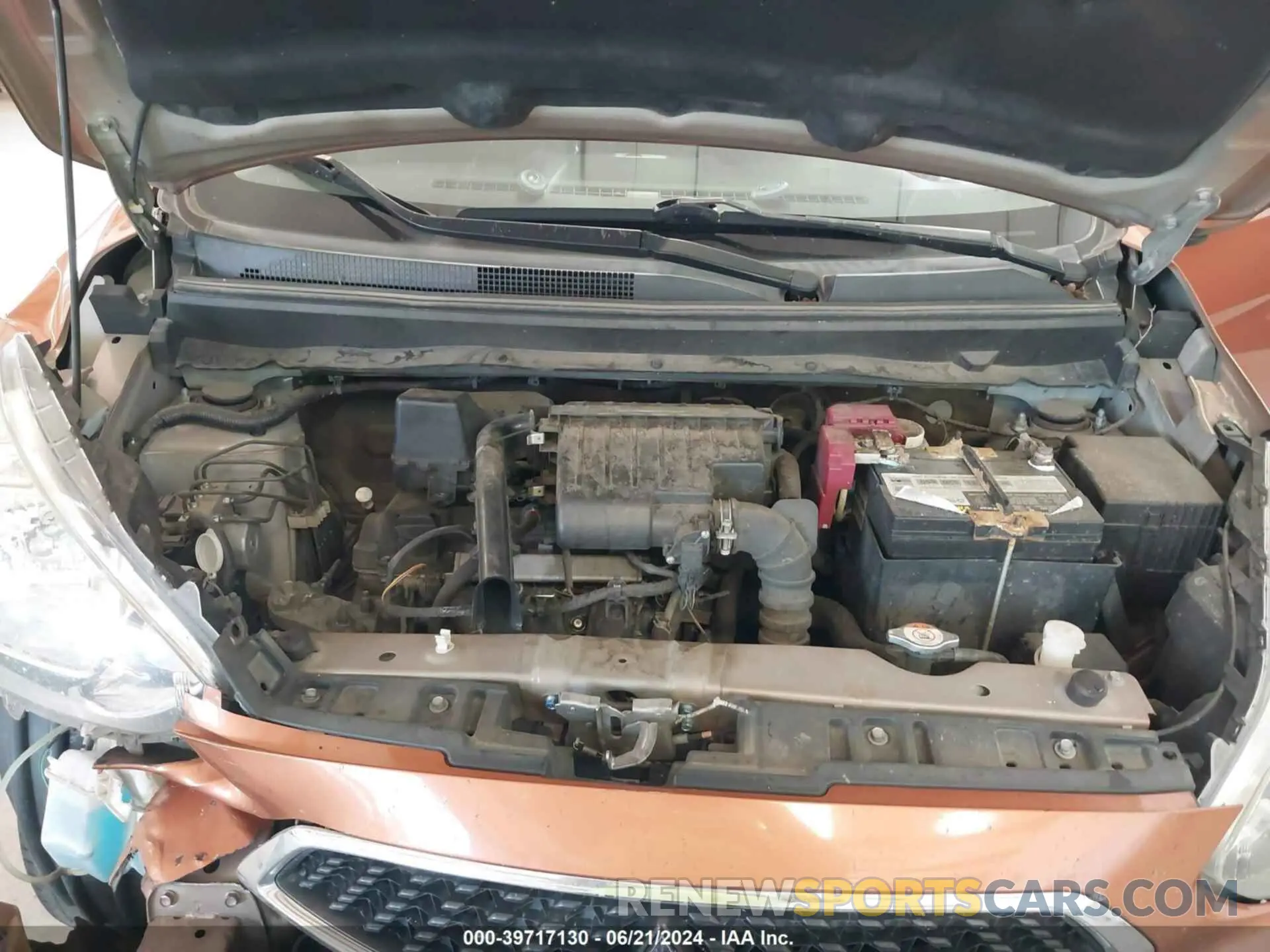 10 Photograph of a damaged car ML32A3HJ1KH015568 MITSUBISHI MIRAGE 2019