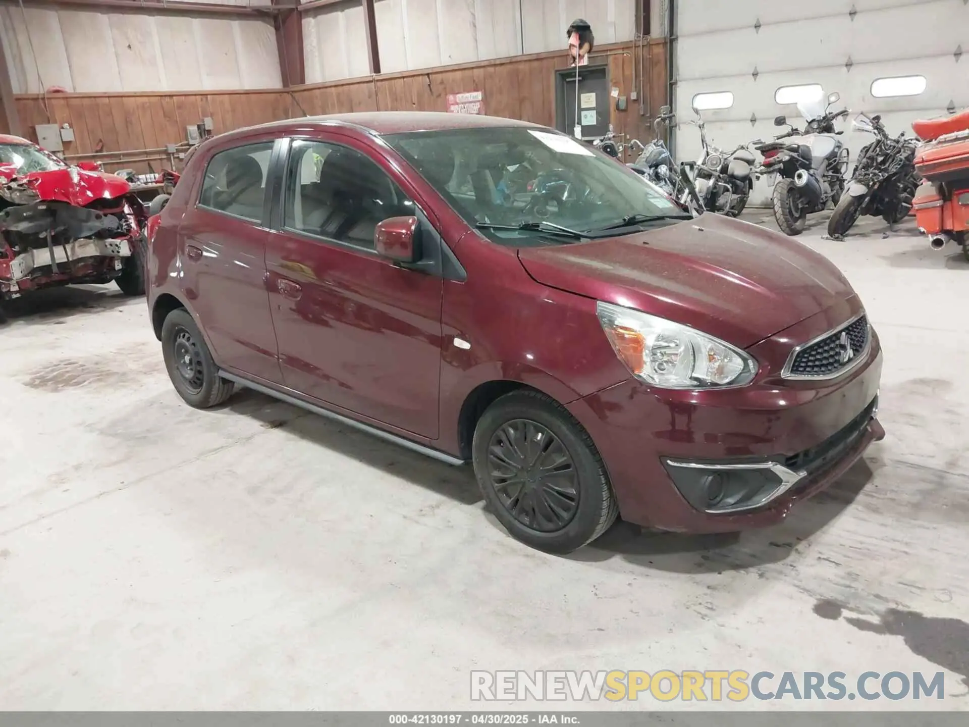 1 Photograph of a damaged car ML32A3HJ2KH000688 MITSUBISHI MIRAGE 2019