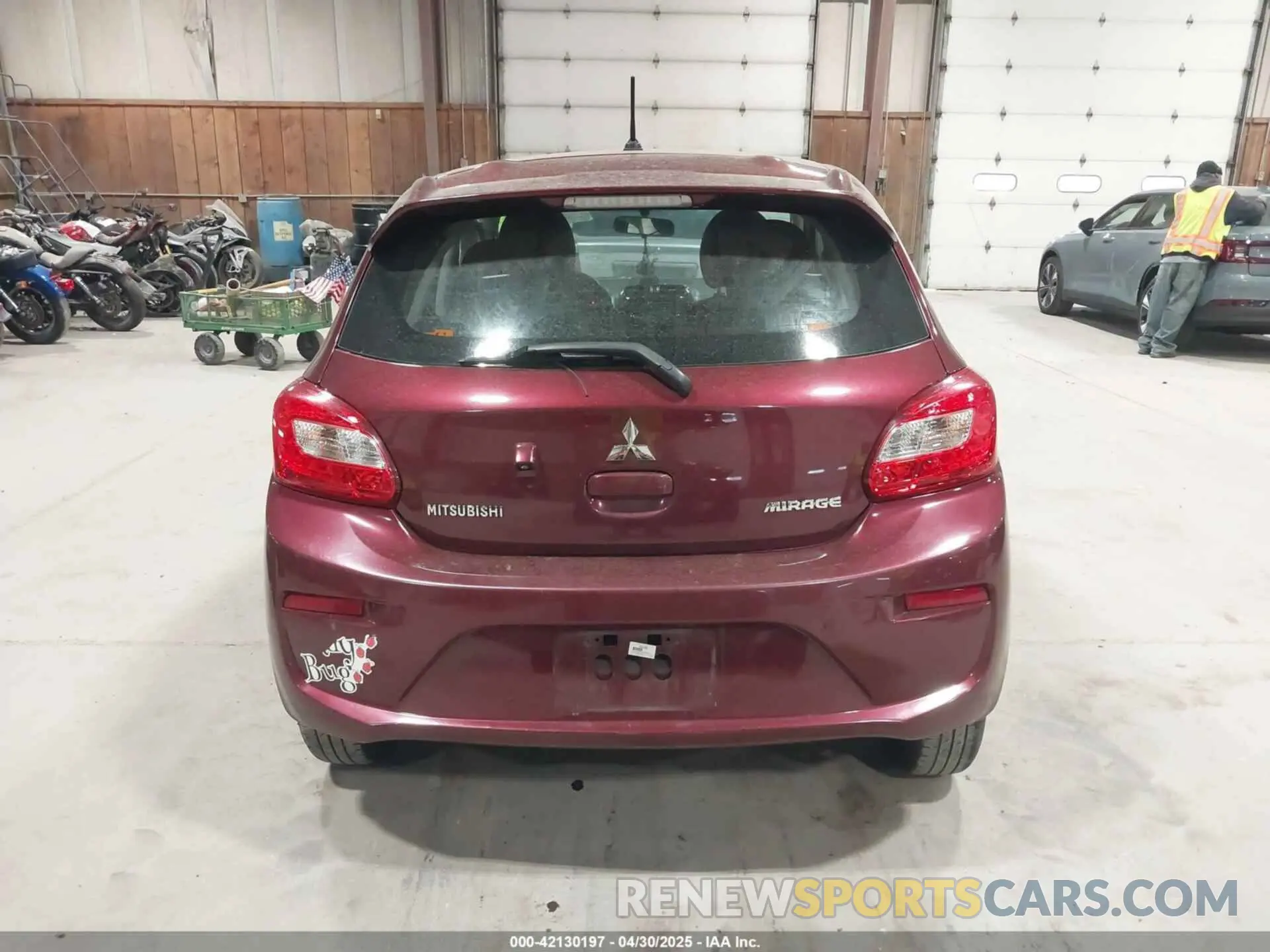 16 Photograph of a damaged car ML32A3HJ2KH000688 MITSUBISHI MIRAGE 2019